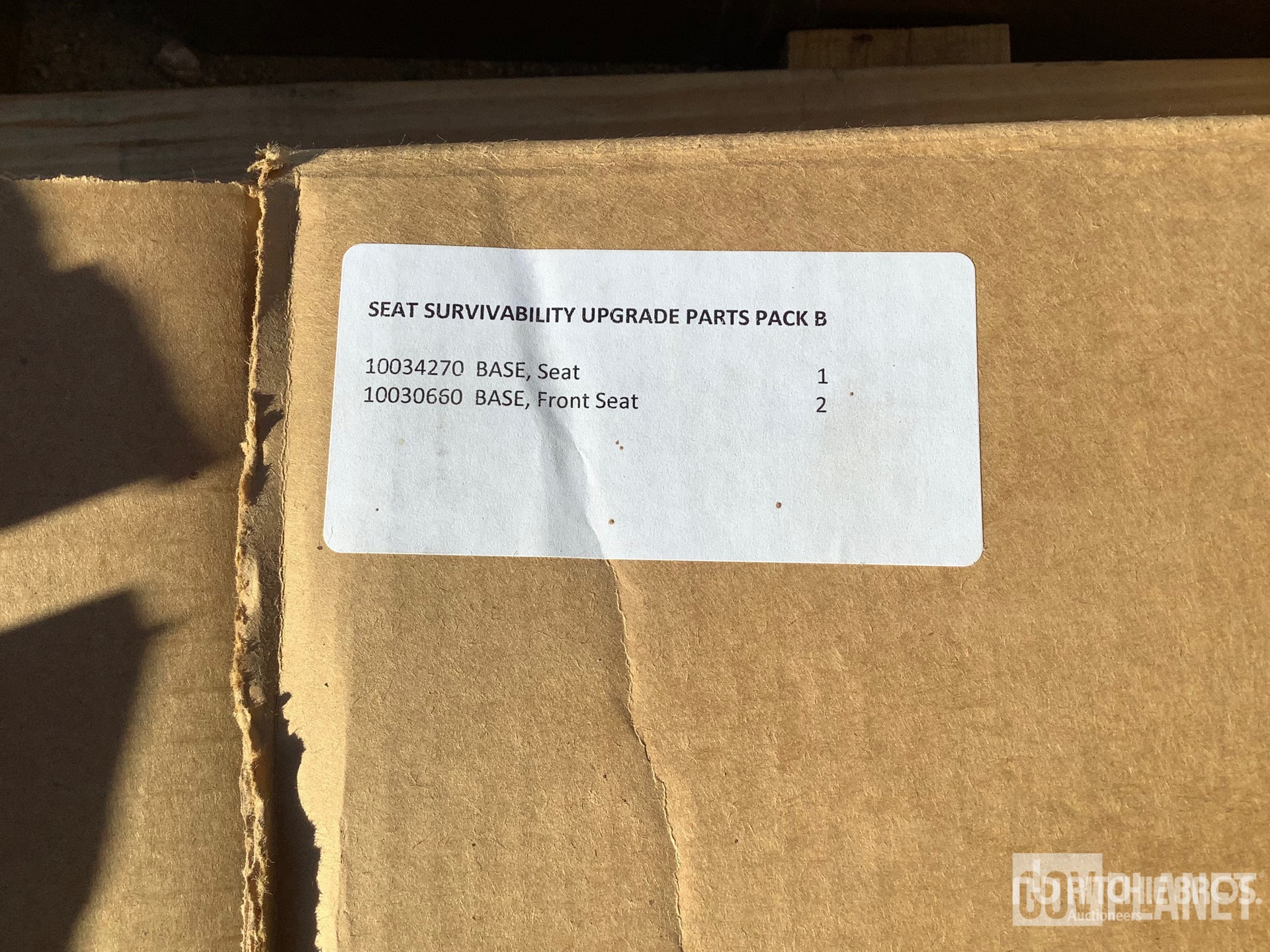(2) Global Seating Systems 35N1-555NN05-1D MRAP Seat Survivability Upgrade Kits