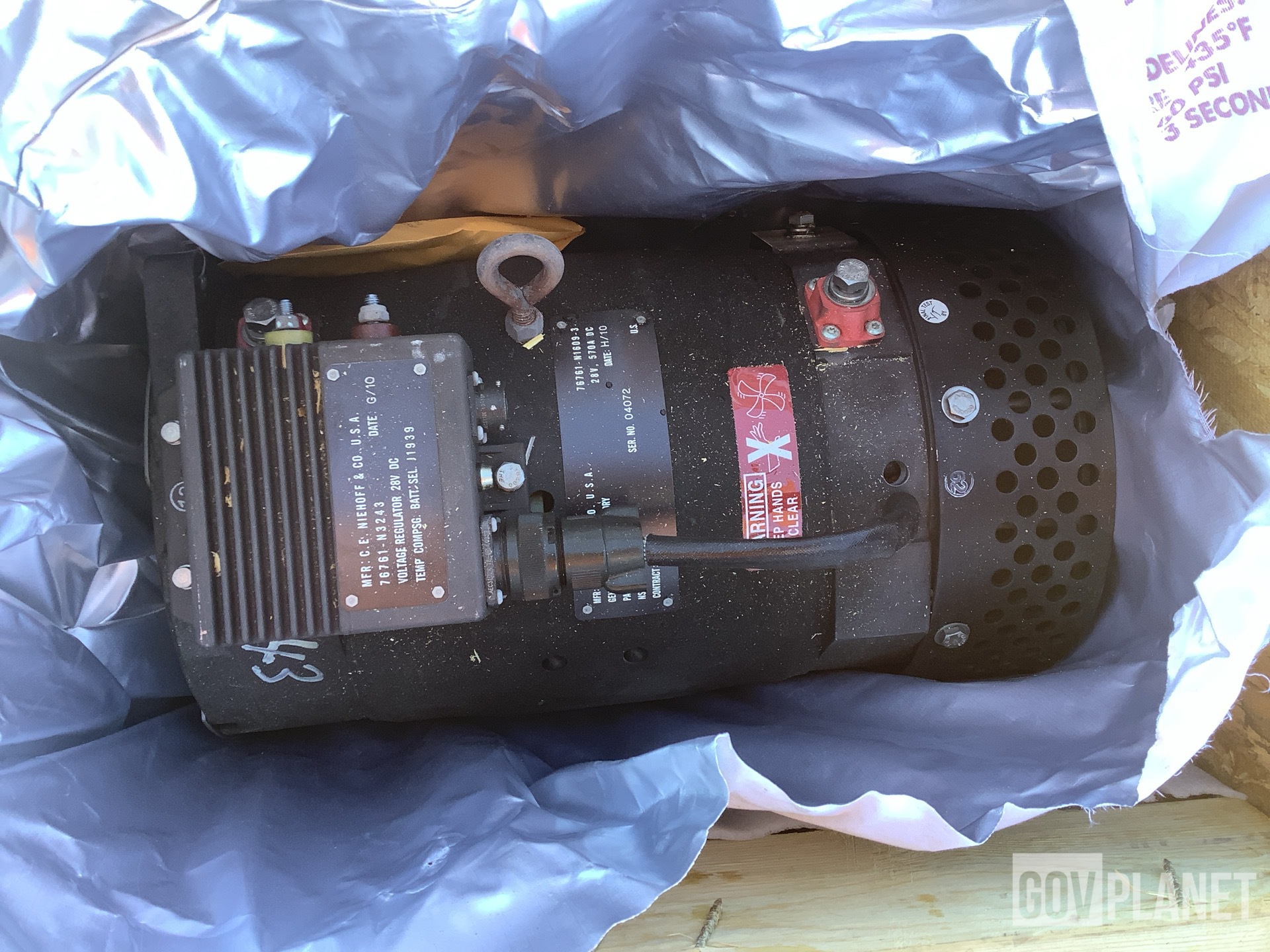 C.E. Niehoff N1609-3 Alternator