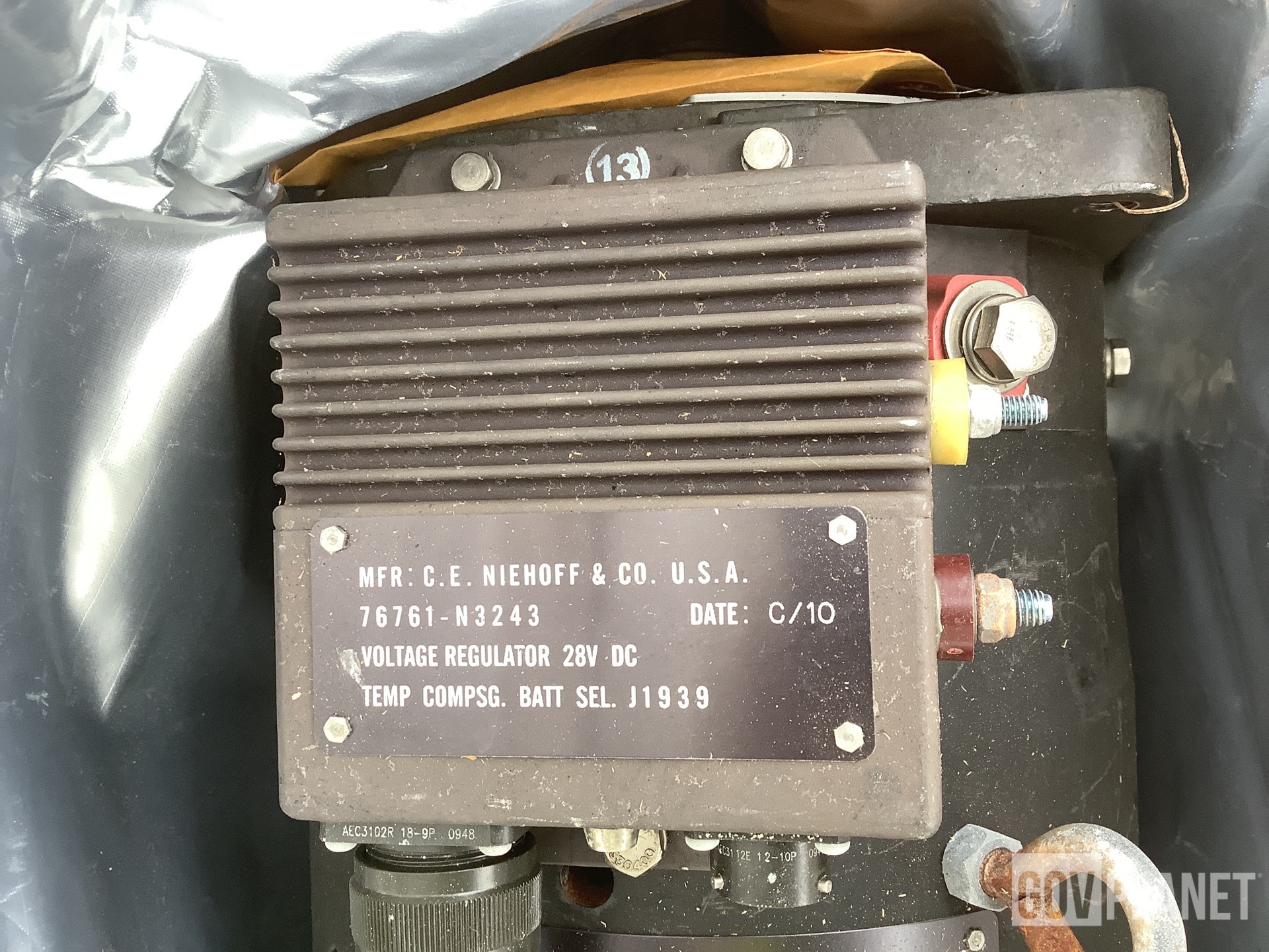 C.E. Niehoff N1609-3 Alternator