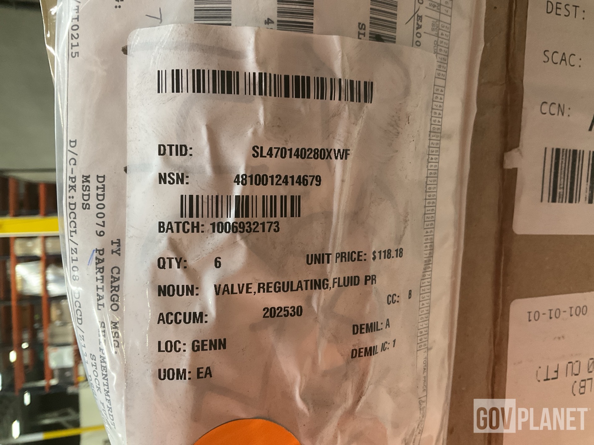 (12) Bumpers, (19) Metallic Pipes, (6) Valves & Assorted Items