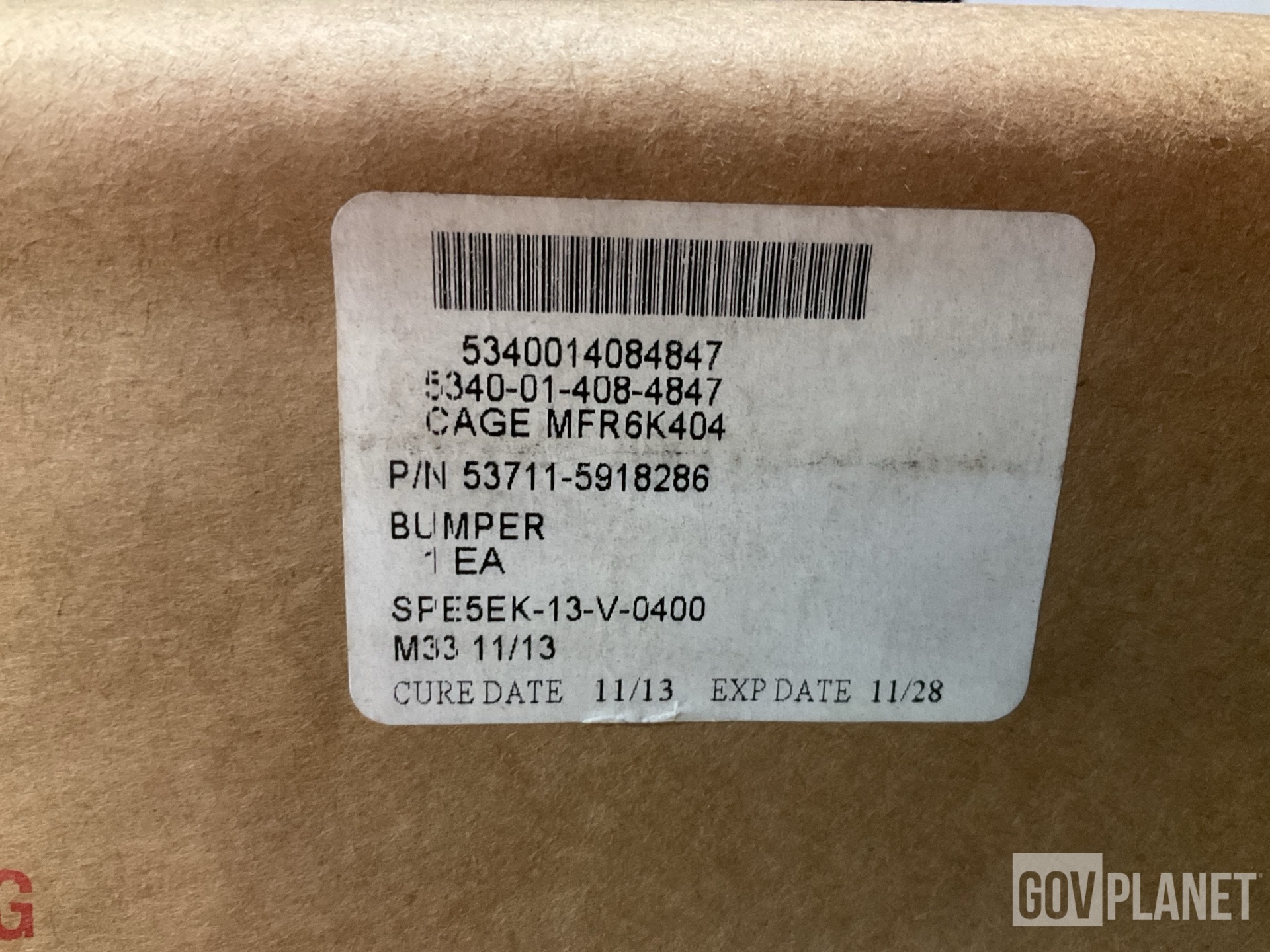 (12) Bumpers, (19) Metallic Pipes, (6) Valves & Assorted Items