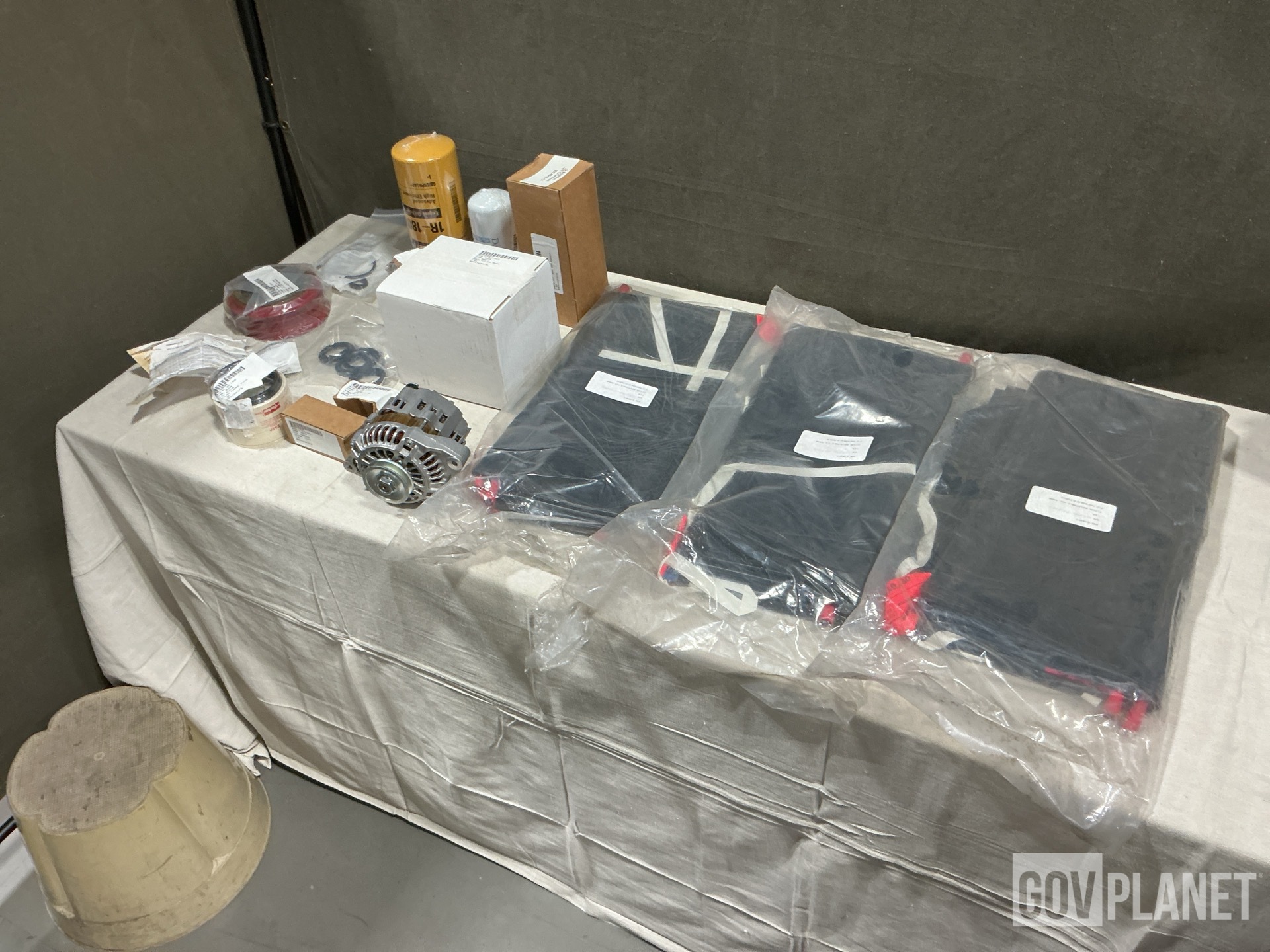 (1) Alternator, (5) Inflatable Floors, (1) Parts Kit & Assorted Items