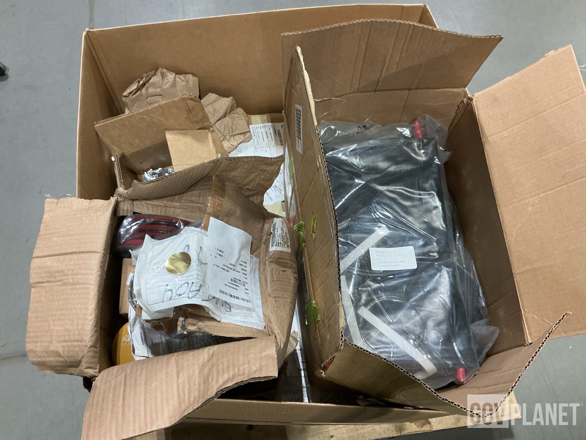 (1) Alternator, (5) Inflatable Floors, (1) Parts Kit & Assorted Items