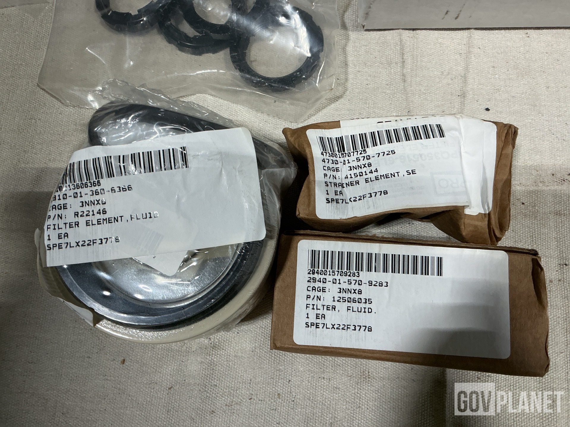 (1) Alternator, (5) Inflatable Floors, (1) Parts Kit & Assorted Items