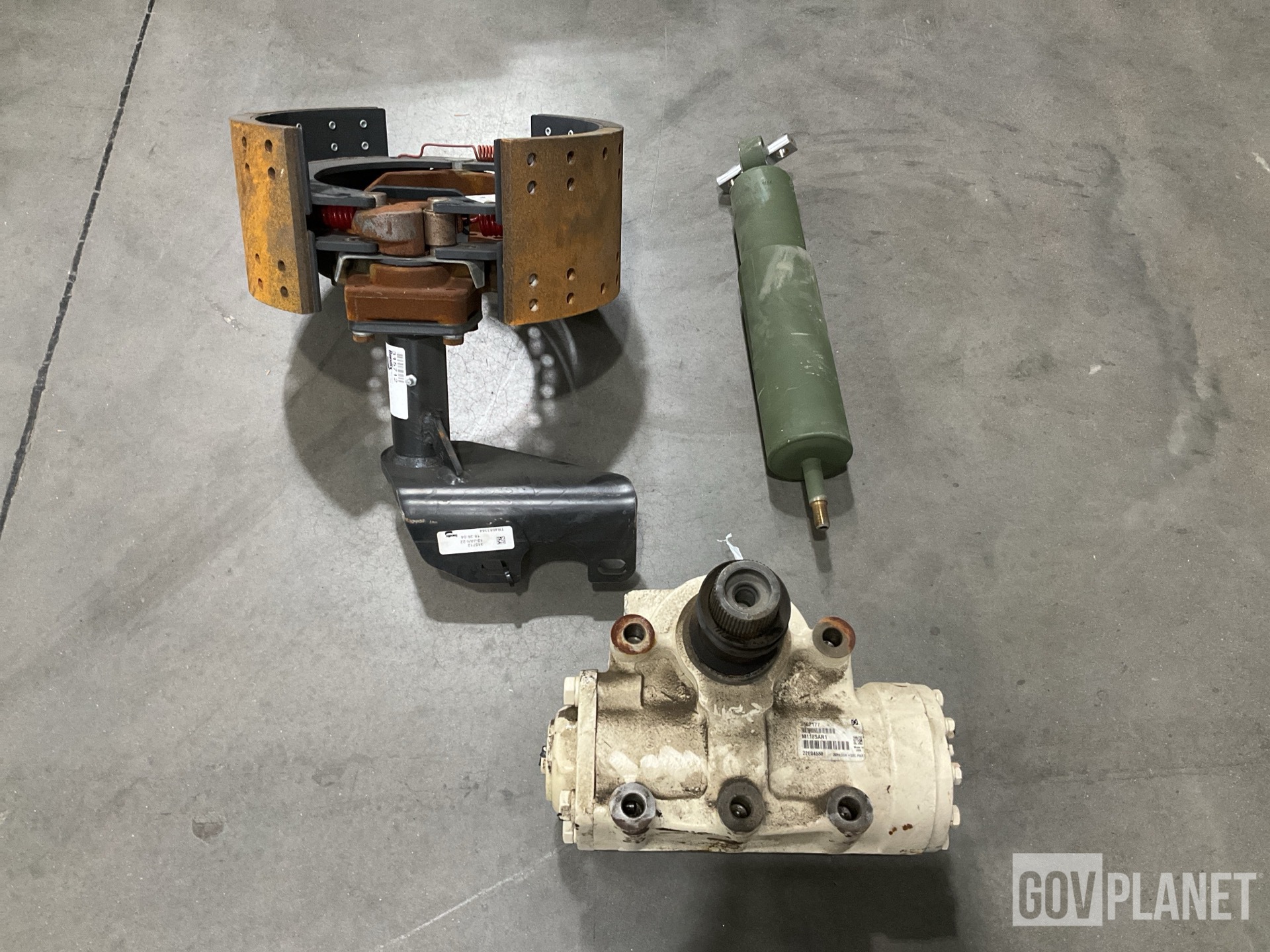 (4) Steering Gears, (1) Actuator, (2) Shock Absorbers & Assorted Items