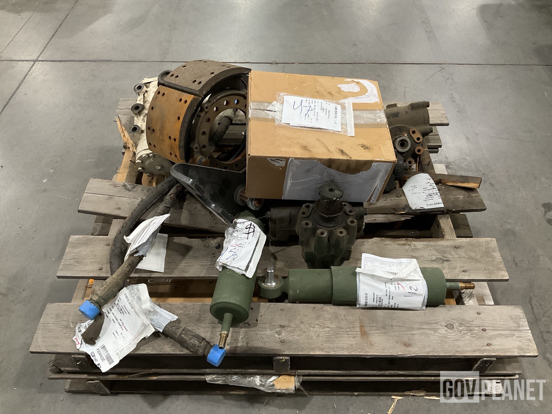 (4) Steering Gears, (1) Actuator, (2) Shock Absorbers & Assorted Items