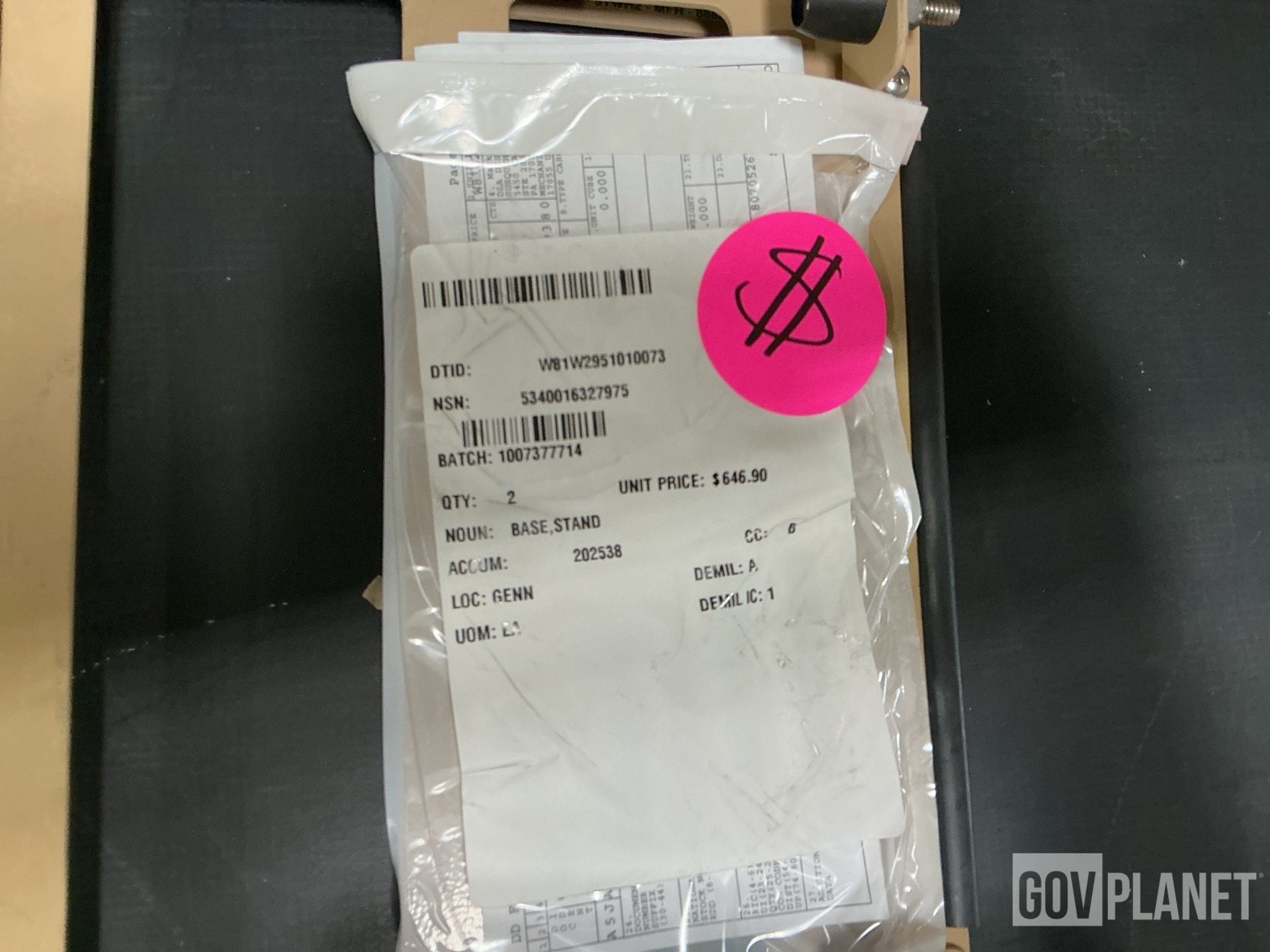 (3) Battery Frames, (2) Stand Bases, (38) Hexagon Plain Nuts & Assorted Items
