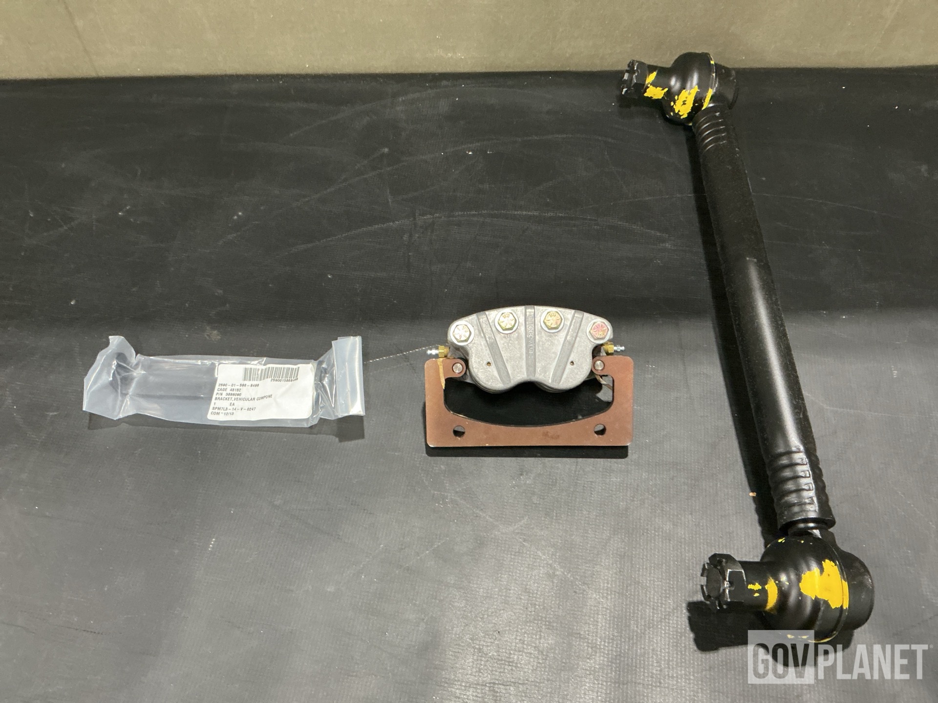 (204) Vehicular Brackets, (2) Tie Rods, (1) Disc Brake Bracket & Assorted Items