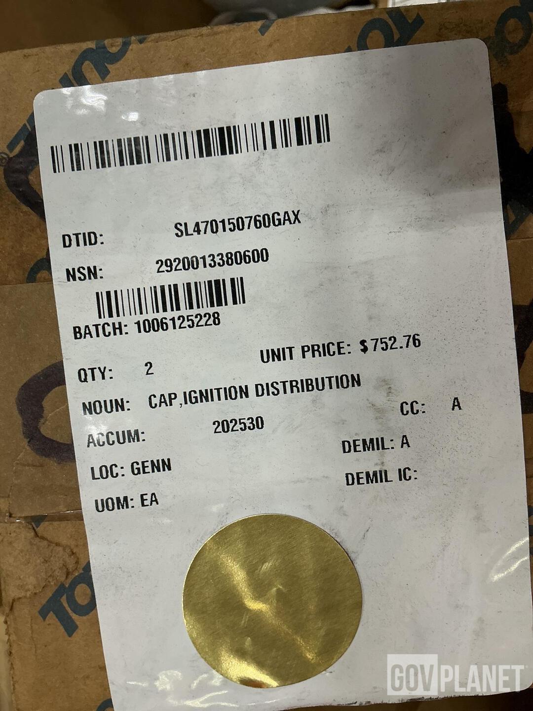 (15) Reflectors, (2) Distributors, (1) Coupling Hub & Assorted Items