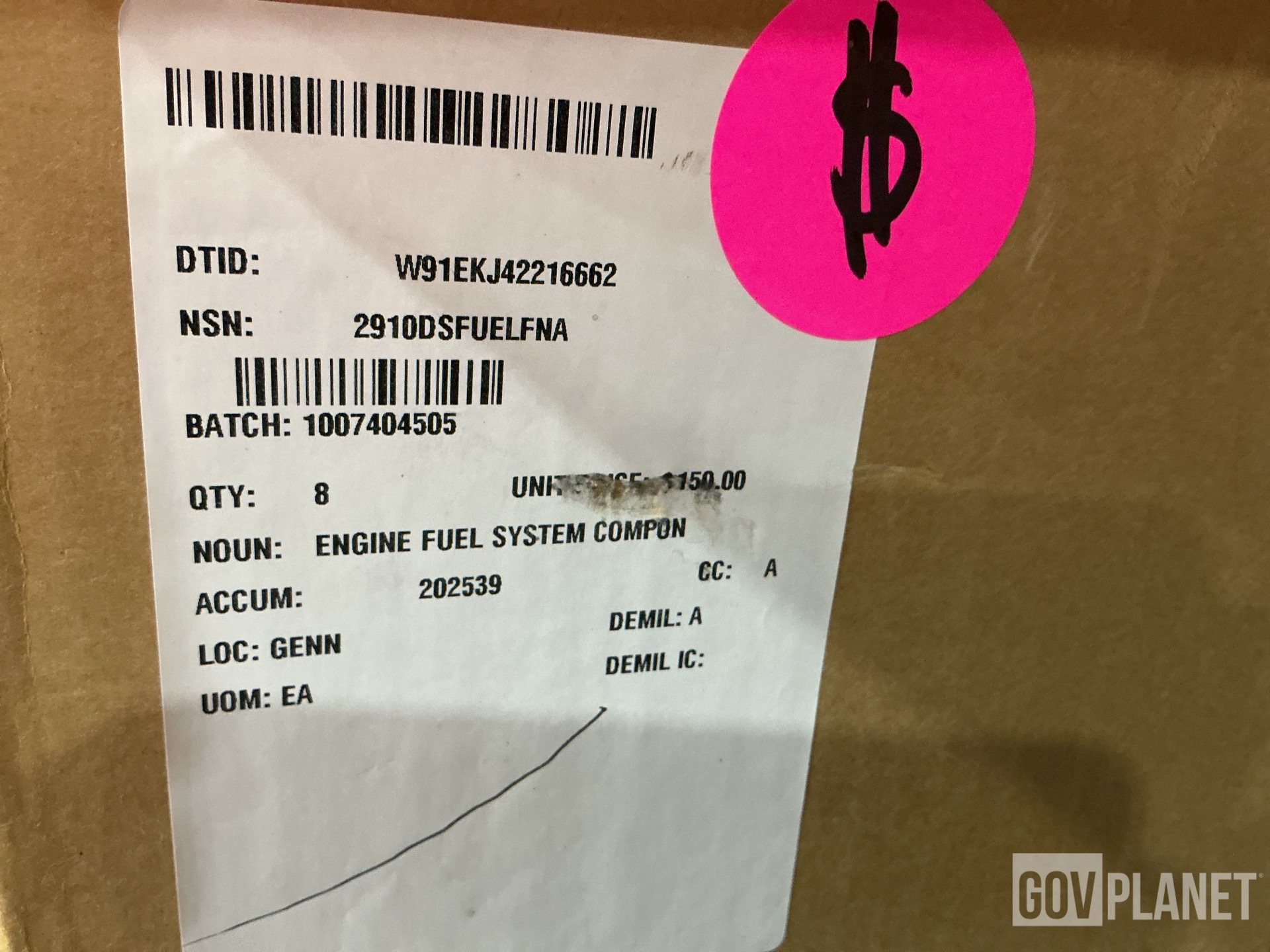 (2) Spider Brakes, (1) Mirror Assembly, (8) Fuel Components & Assorted Items