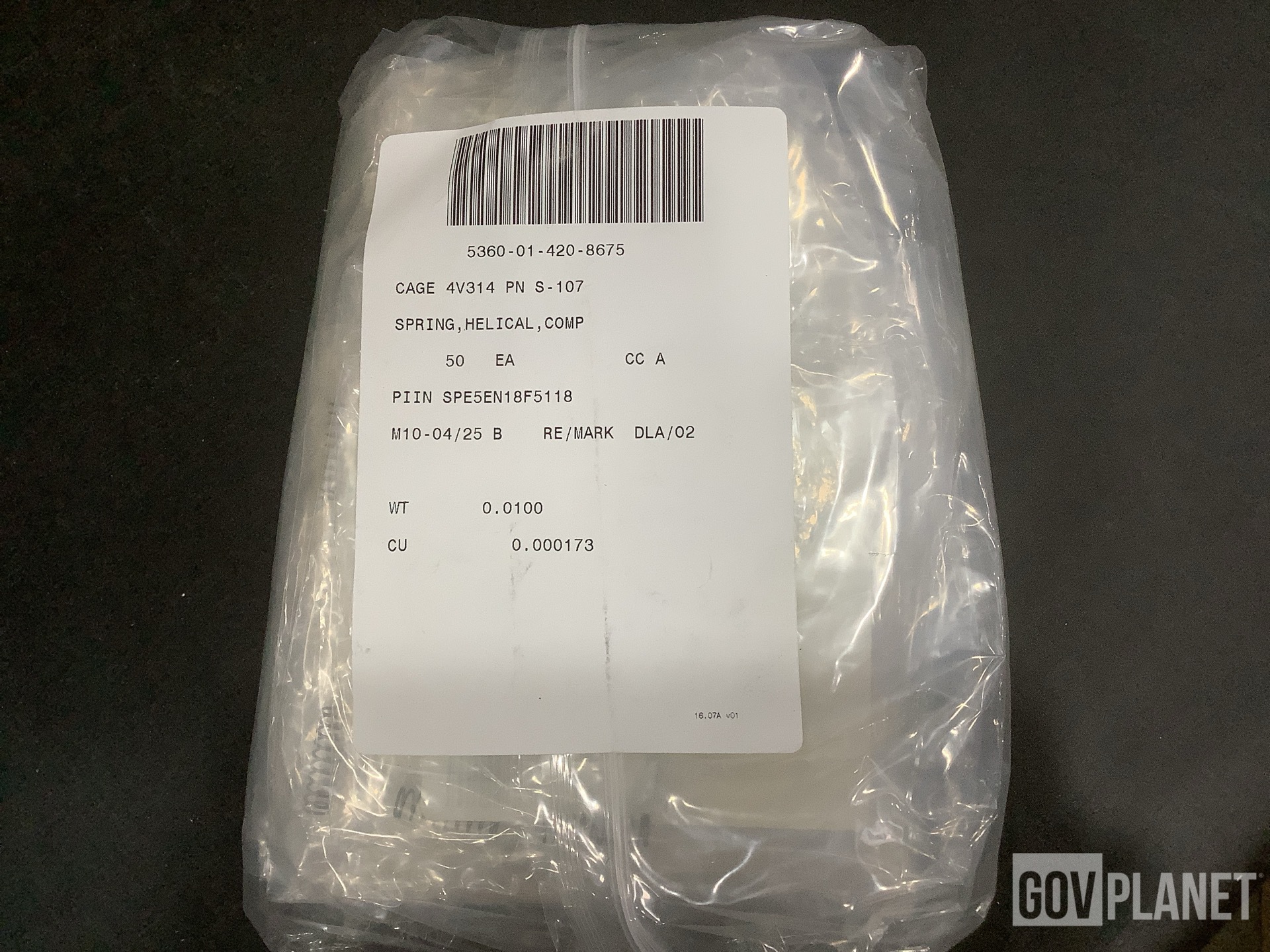 (3) Spring Holders, (490) Springs, (1) Mounting Plate & Assorted Items