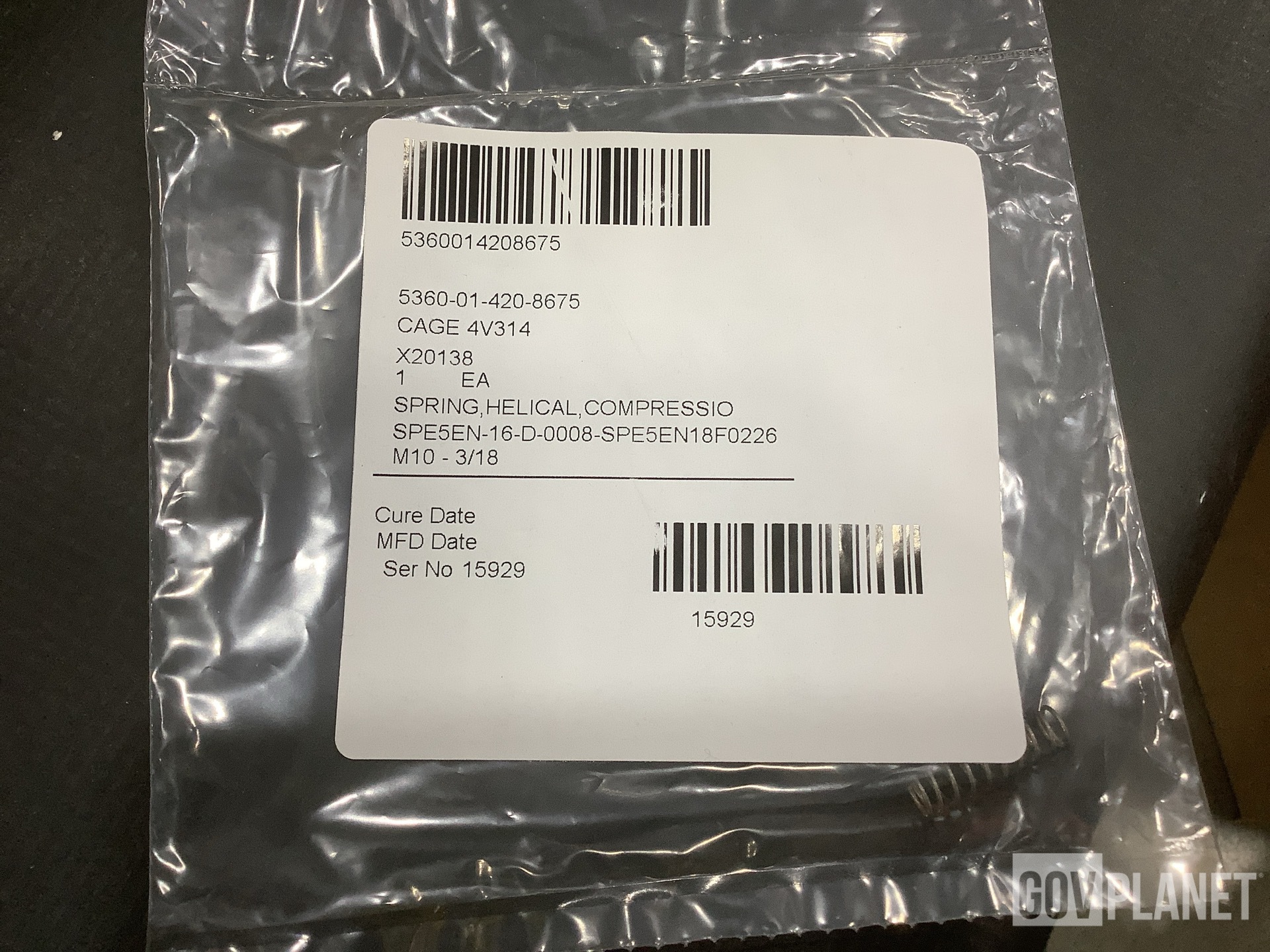 (3) Spring Holders, (490) Springs, (1) Mounting Plate & Assorted Items
