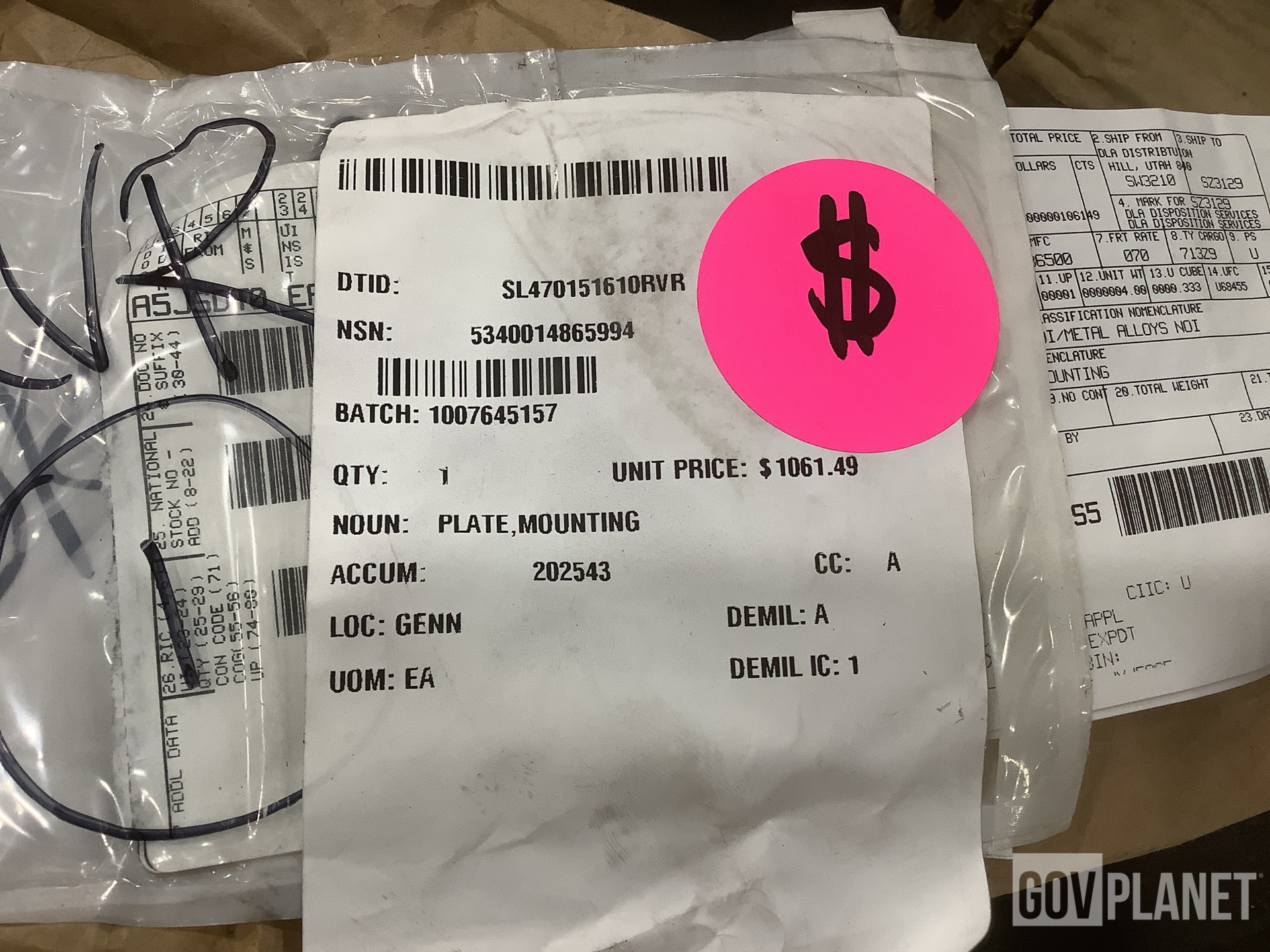 (3) Spring Holders, (490) Springs, (1) Mounting Plate & Assorted Items