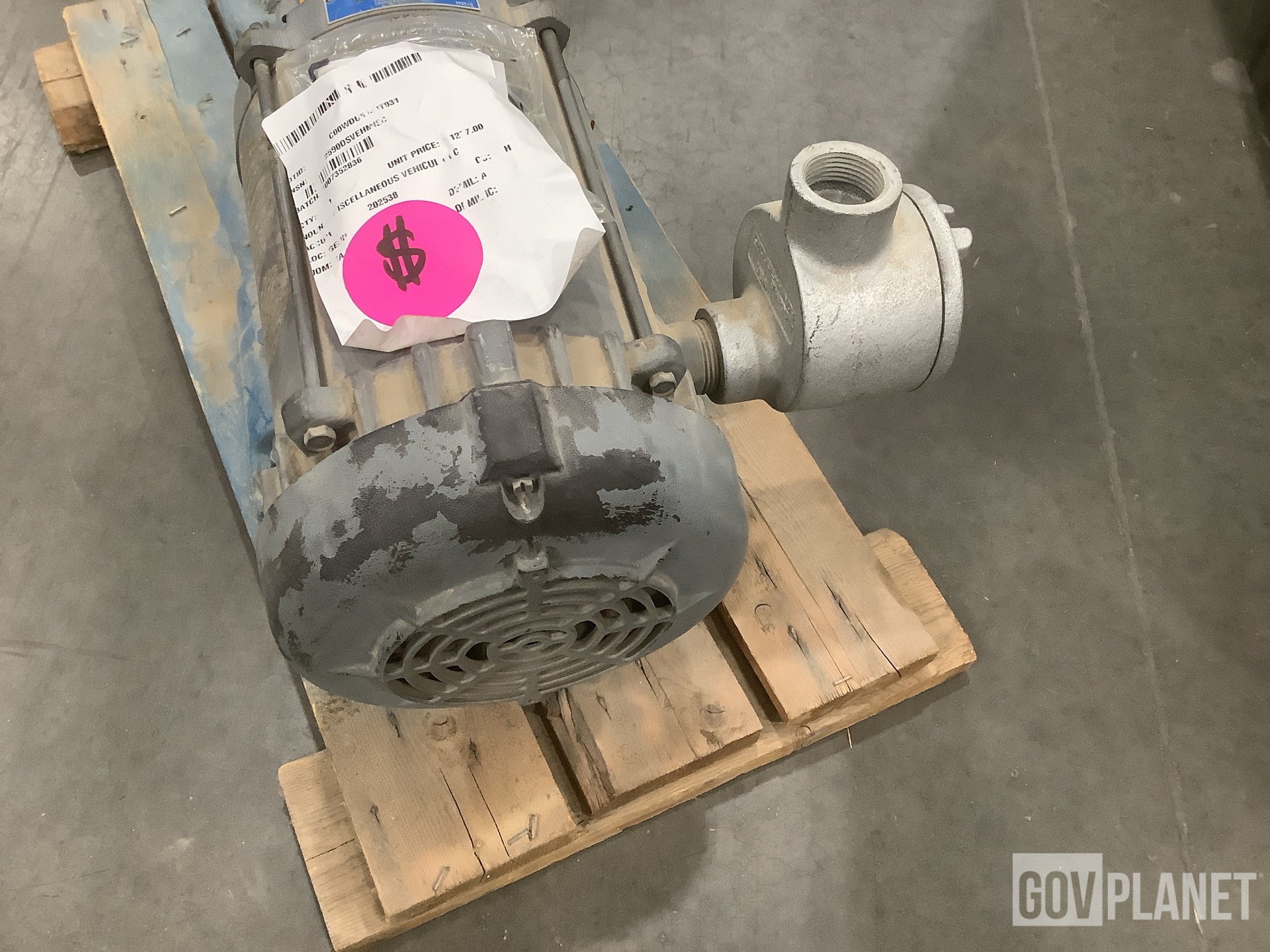 (1) Pump Assembly, (3) Control Assemblies, (8) Caps & Assorted Items