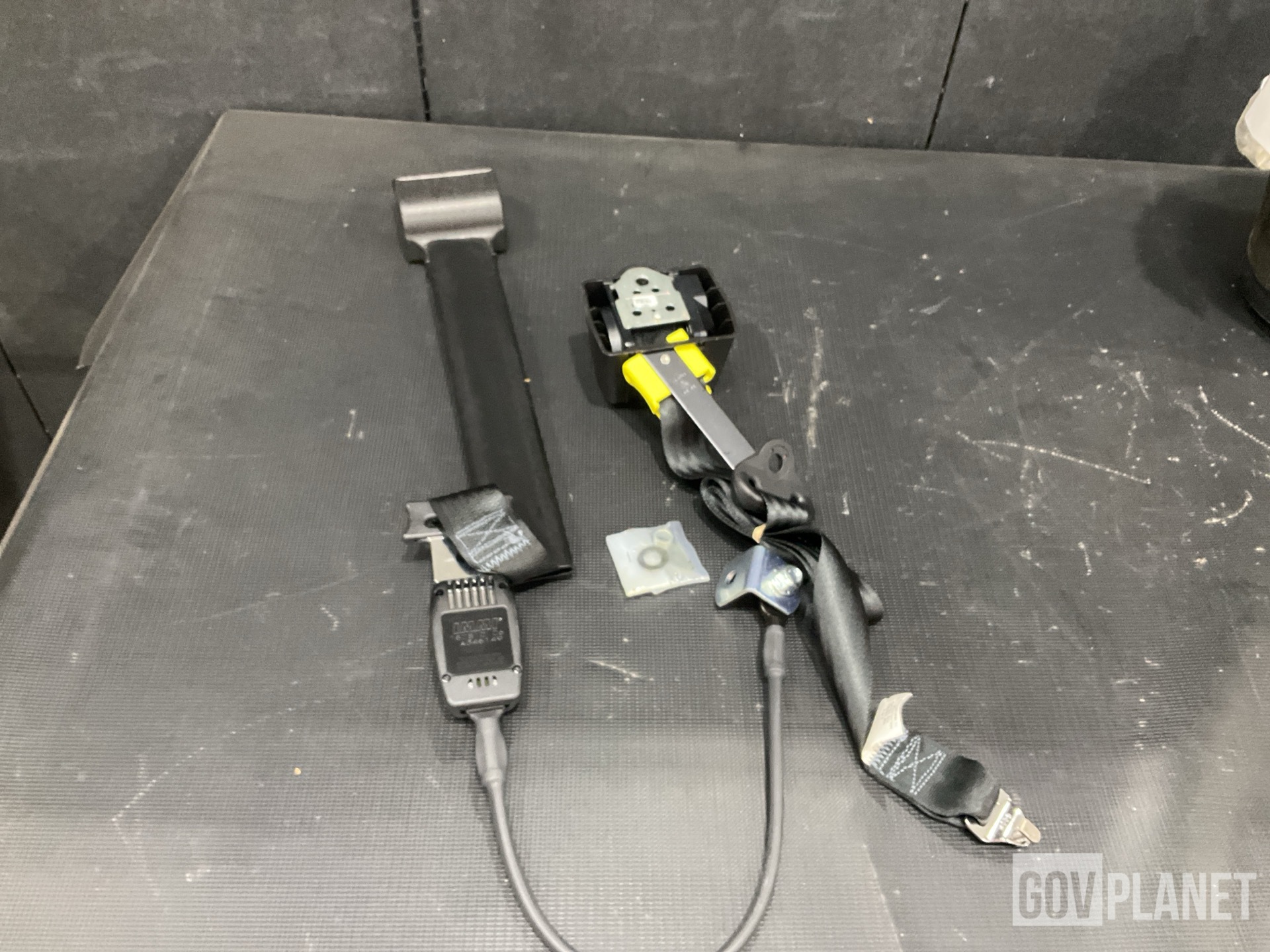 (8) Safety Belts, (1) Wheel Hub, (2) Air Springs & Assorted Items