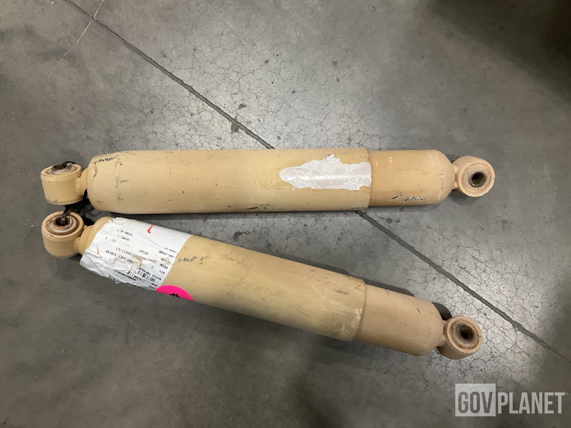 (1) Incandescent Lamp, (2) Shock Absorbers, (1) Wheel & Assorted Items