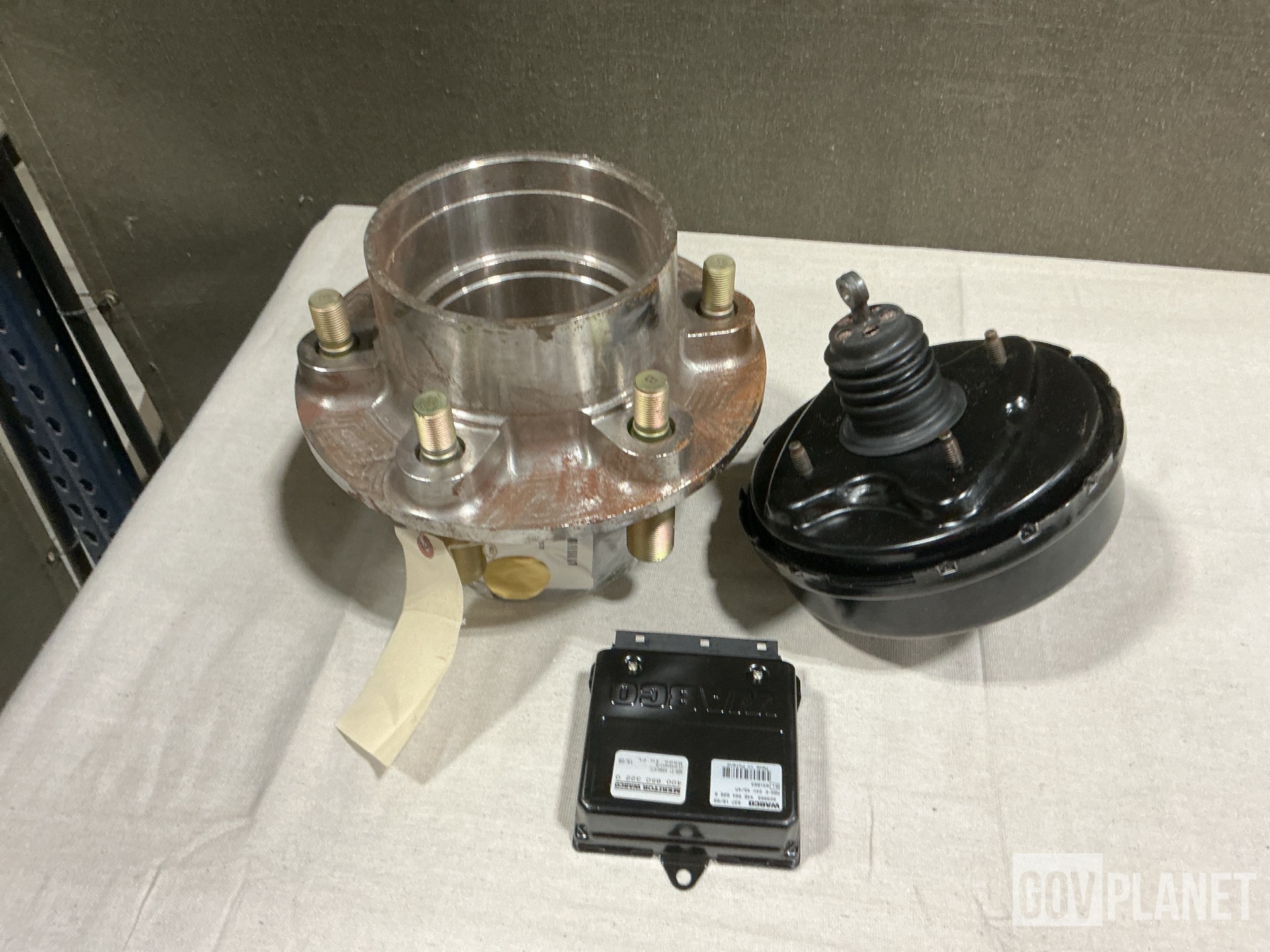 (1) Hub Assembly, (6) Brake Boosters, (1) Anti-Lock Control & Assorted Items