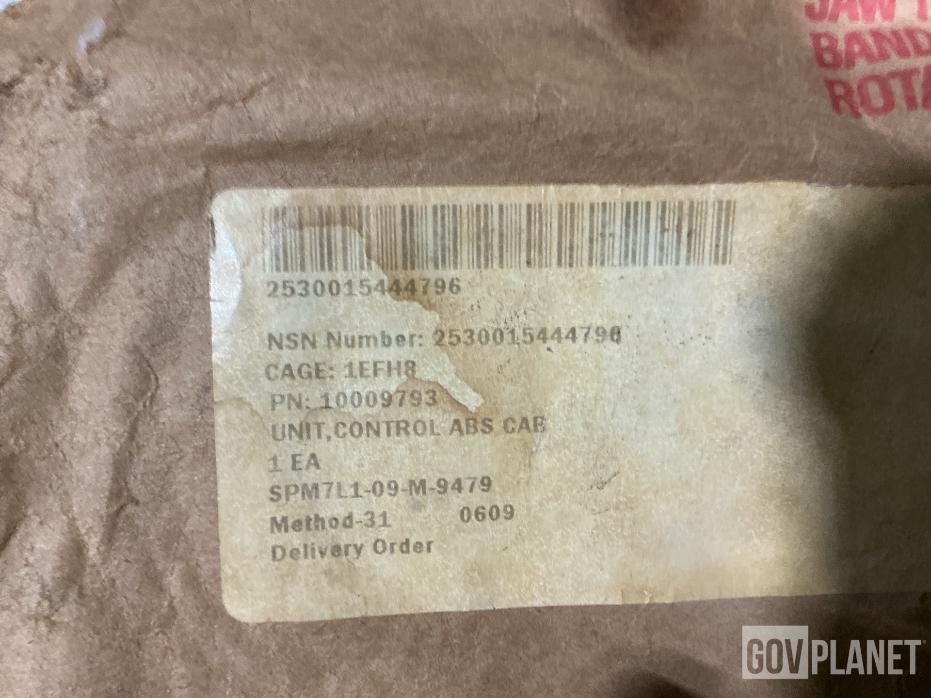 (1) Hub Assembly, (6) Brake Boosters, (1) Anti-Lock Control & Assorted Items