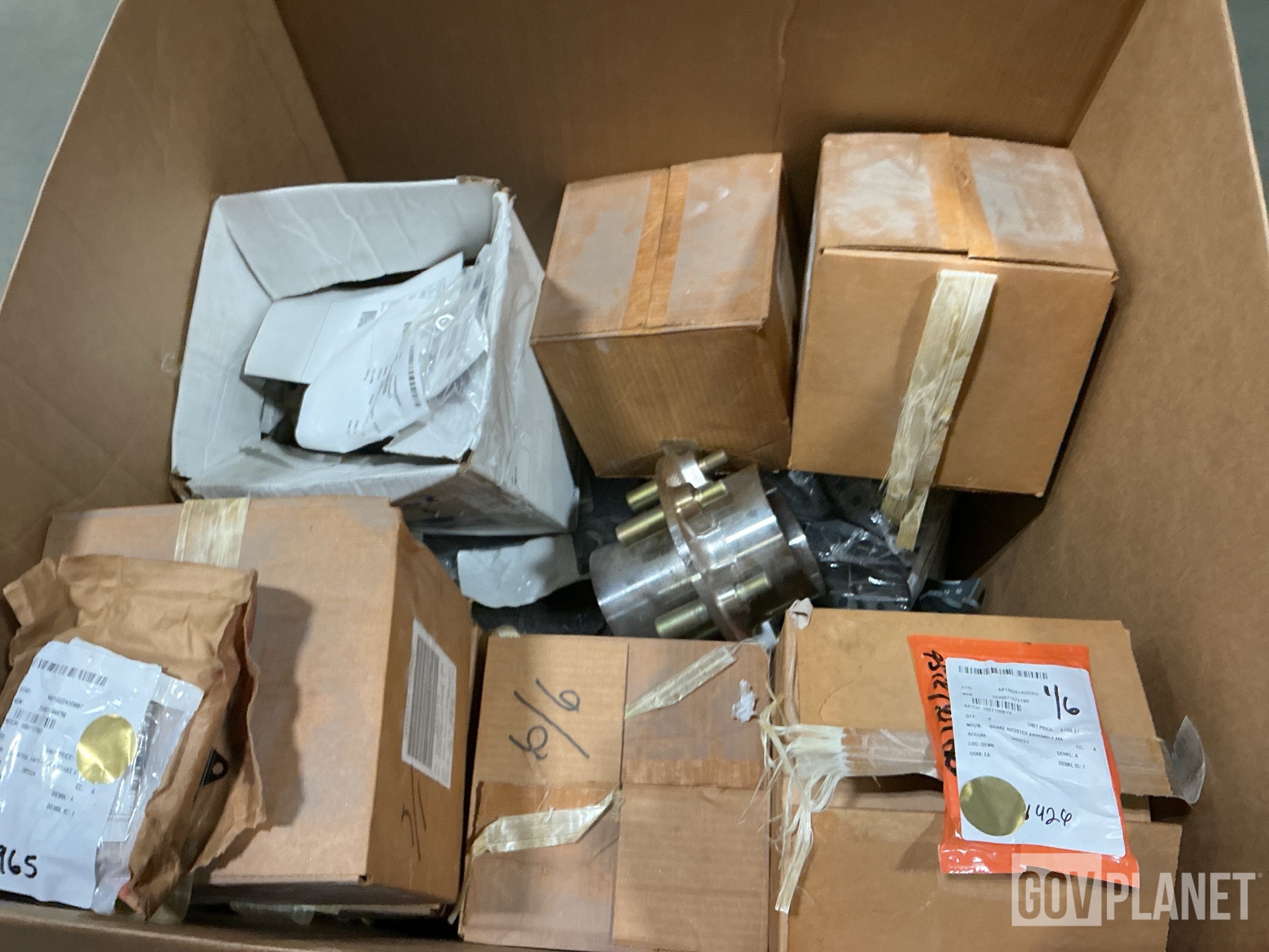(1) Hub Assembly, (6) Brake Boosters, (1) Anti-Lock Control & Assorted Items