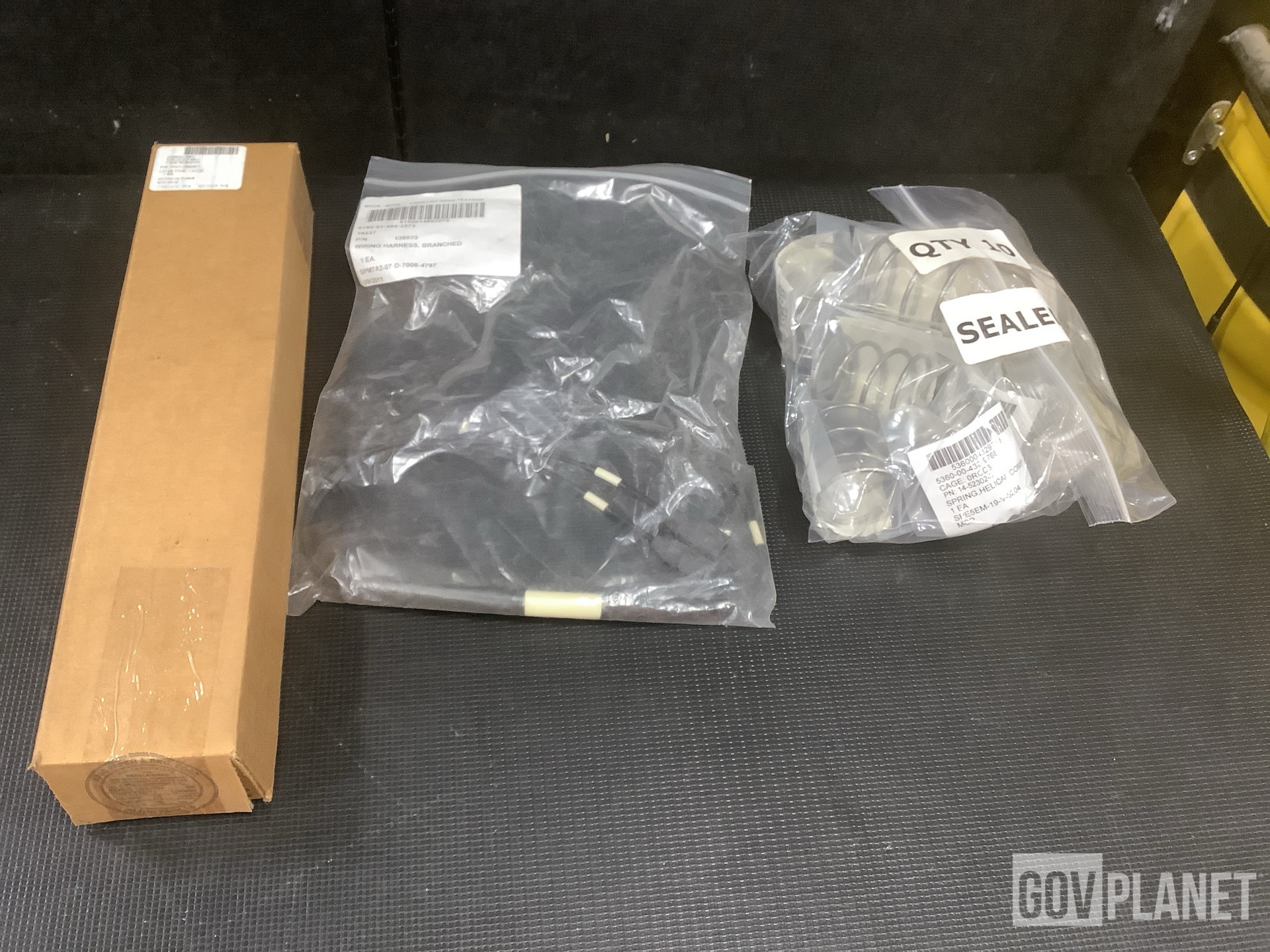 (42) Catch Lever Tools, (23) Wiring Harnesses, (119) Springs & Assorted Items
