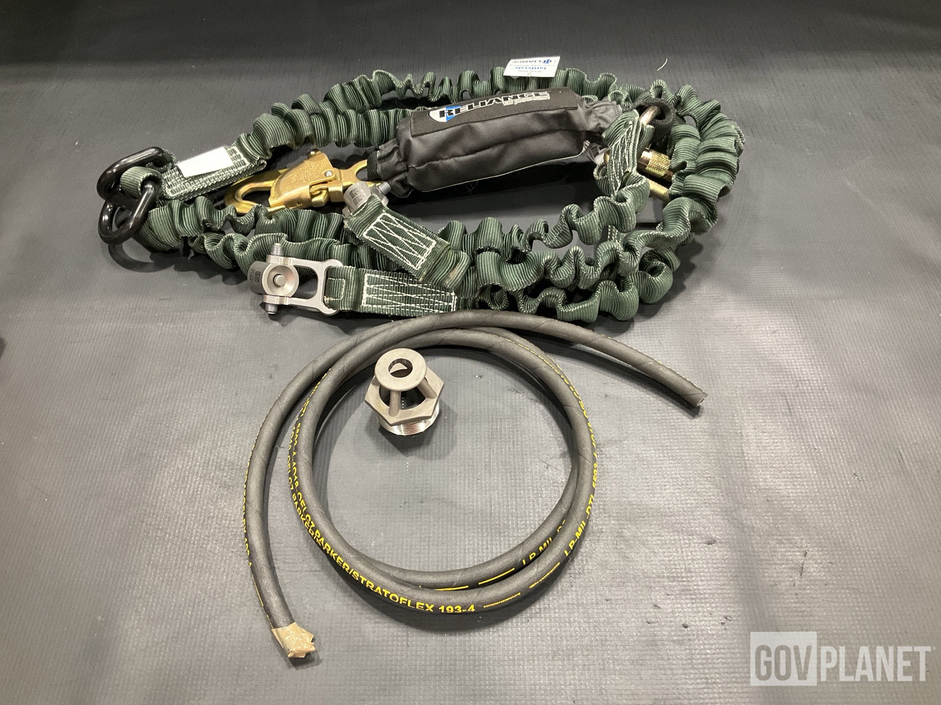 (129) Hose Assemblies, (21) Nozzles, (1) Safety Lanyard & Assorted Items