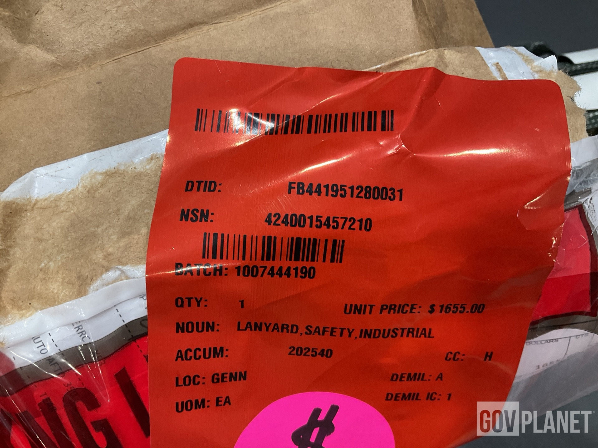 (129) Hose Assemblies, (21) Nozzles, (1) Safety Lanyard & Assorted Items