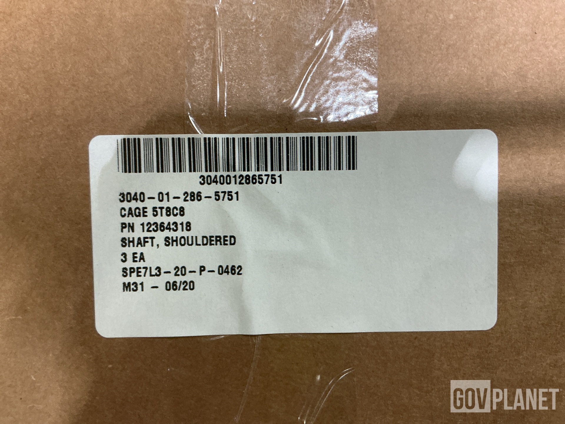 (52) 12364318 Shouldered Shafts