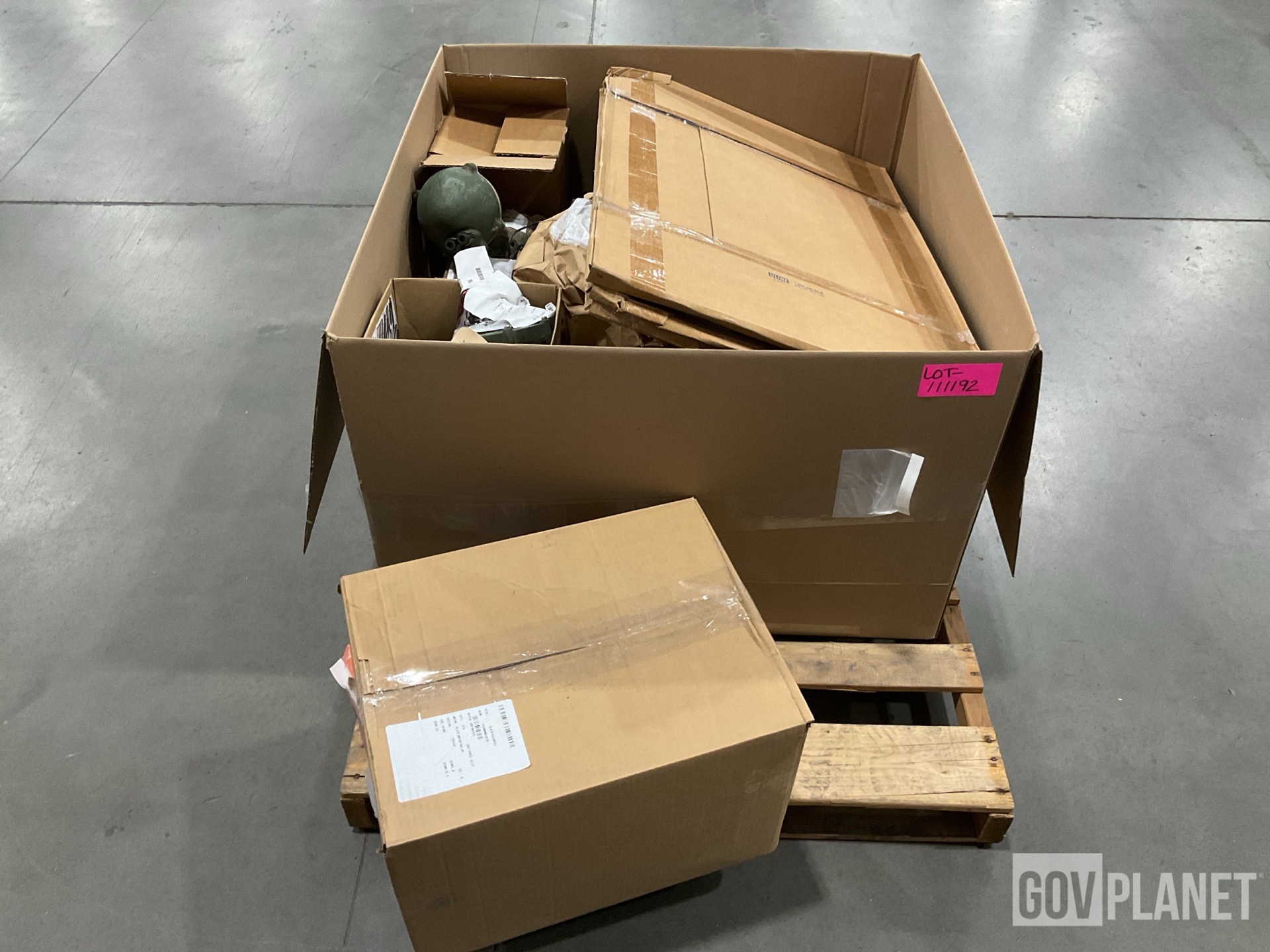 (74) Incandescent Lamps, (7) Headlights, (314) Brake Plates & Assorted Items