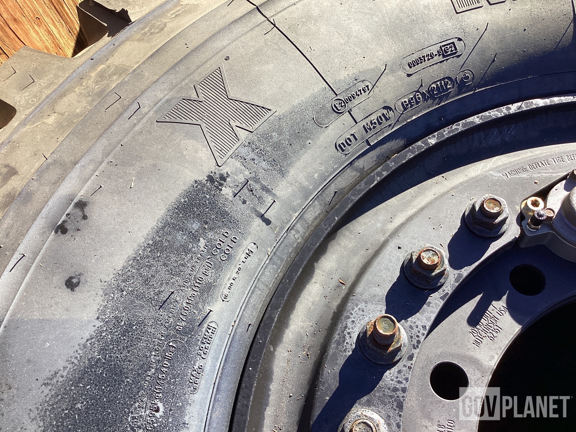 (2) Michelin 16.00R20 Tires w/Wheels