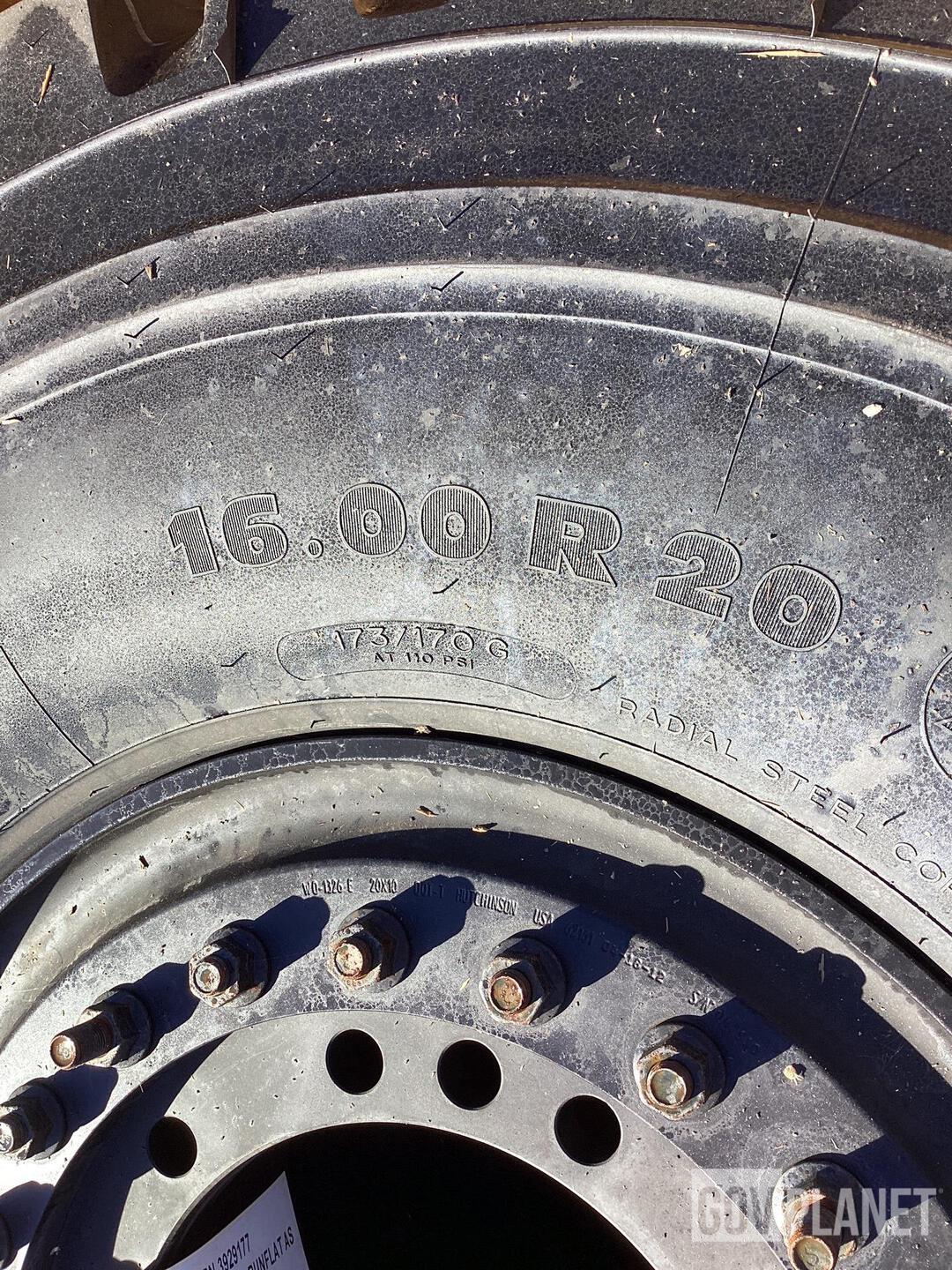 (2) Michelin 16.00R20 Tires w/Wheels