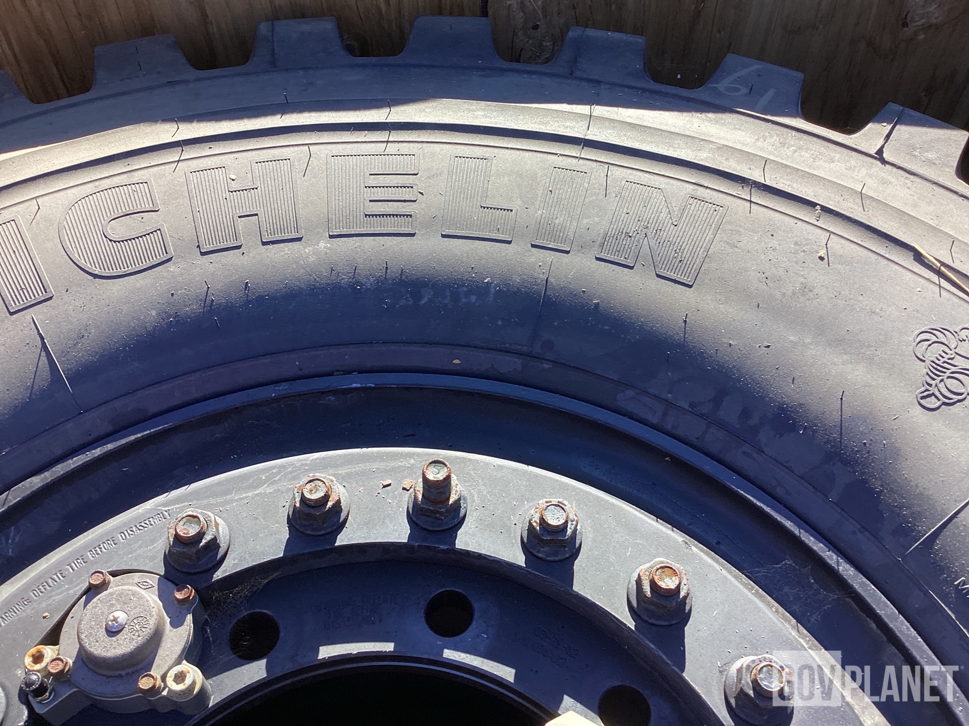 (2) Michelin 16.00R20 Tires w/Wheels