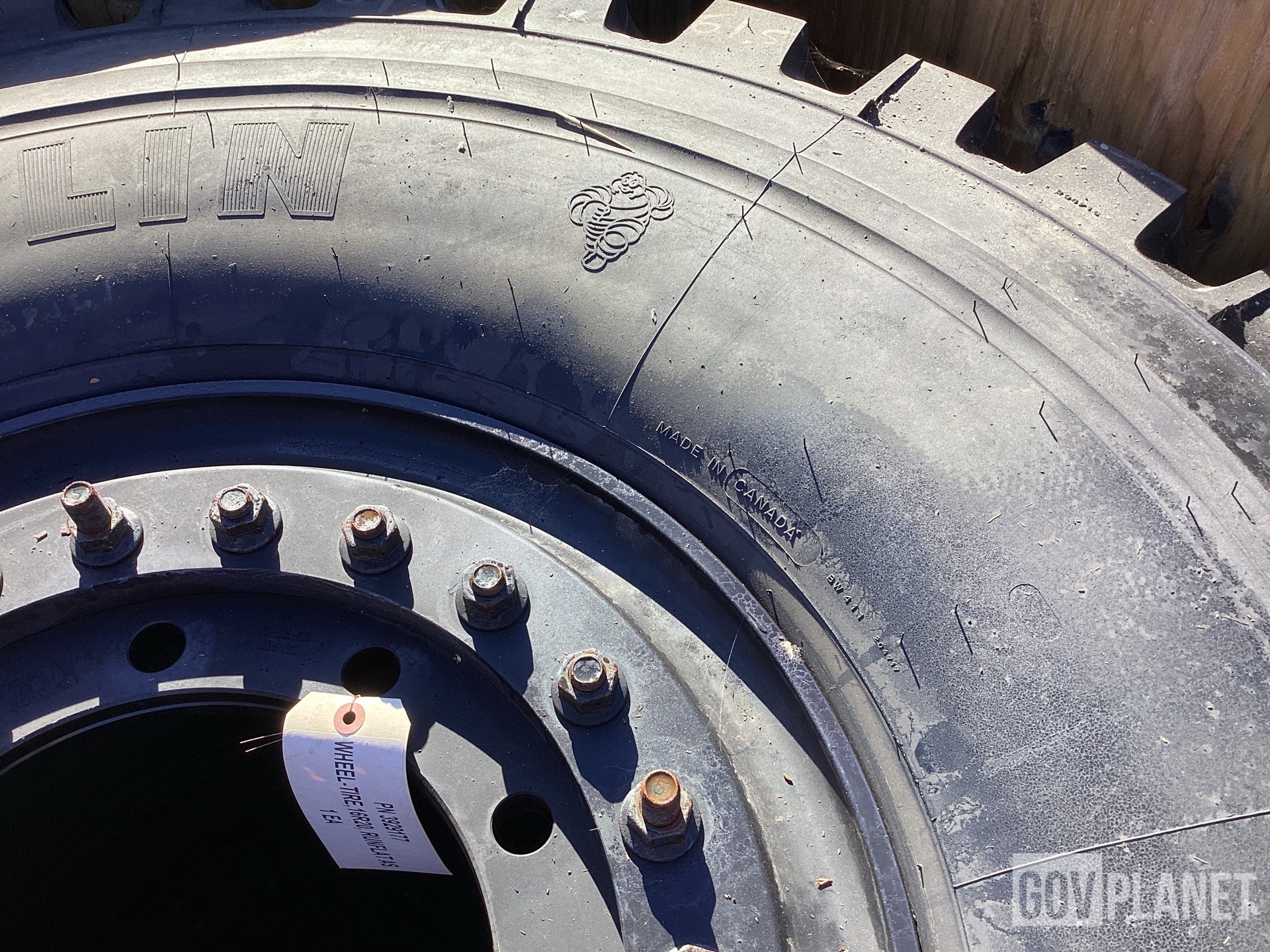 (2) Michelin 16.00R20 Tires w/Wheels