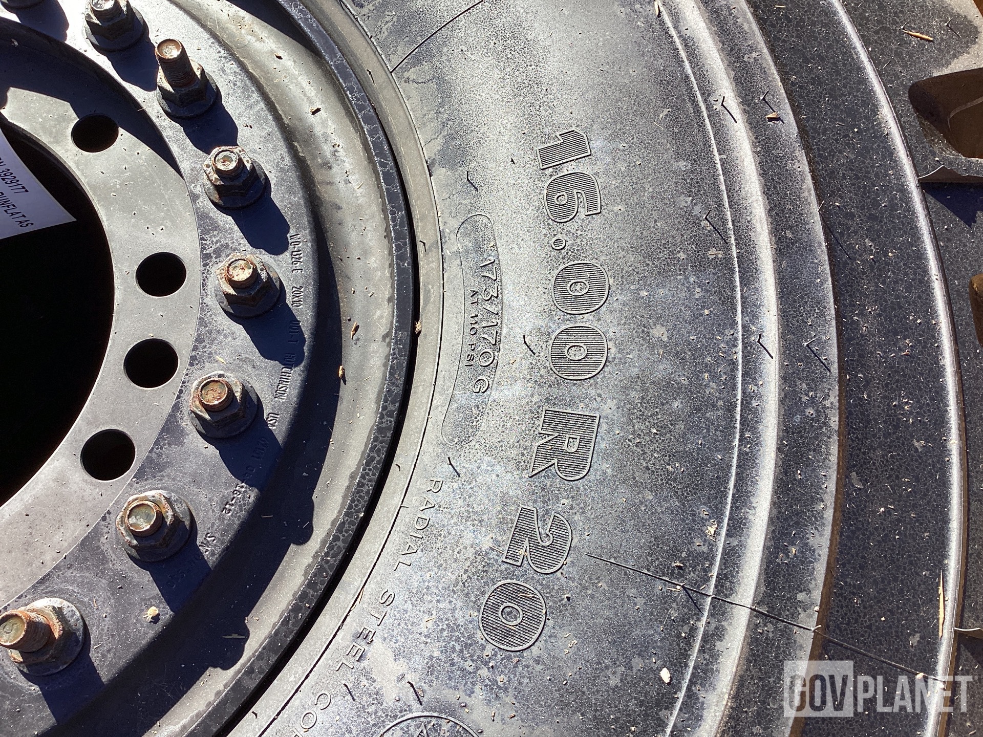 (2) Michelin 16.00R20 Tires w/Wheels