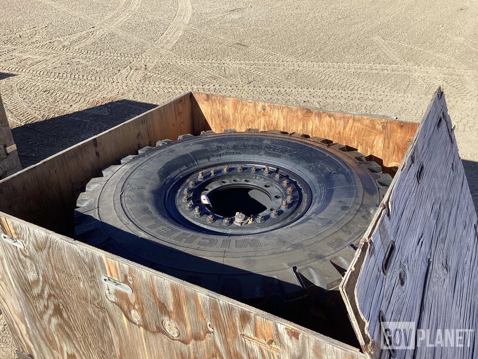 (2) Michelin 16.00R20 Tires w/Wheels