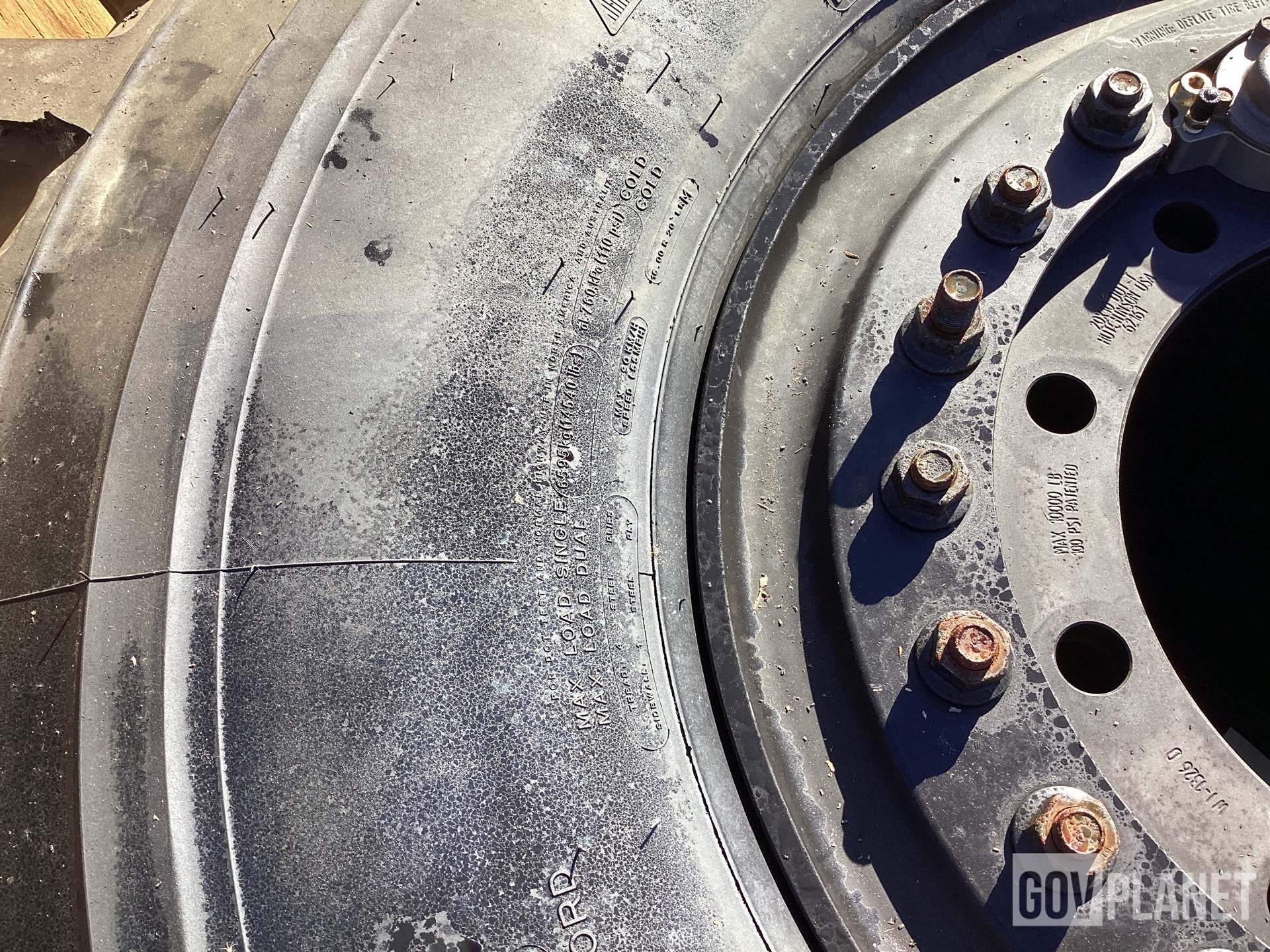 (2) Michelin 16.00R20 Tires w/Wheels
