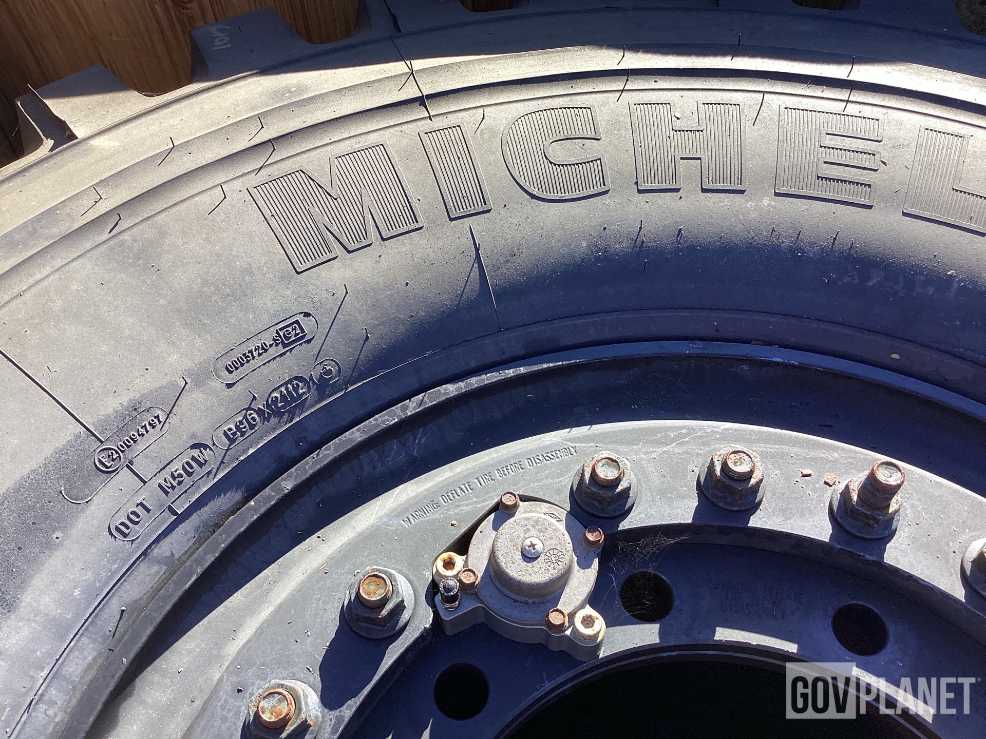 (2) Michelin 16.00R20 Tires w/Wheels