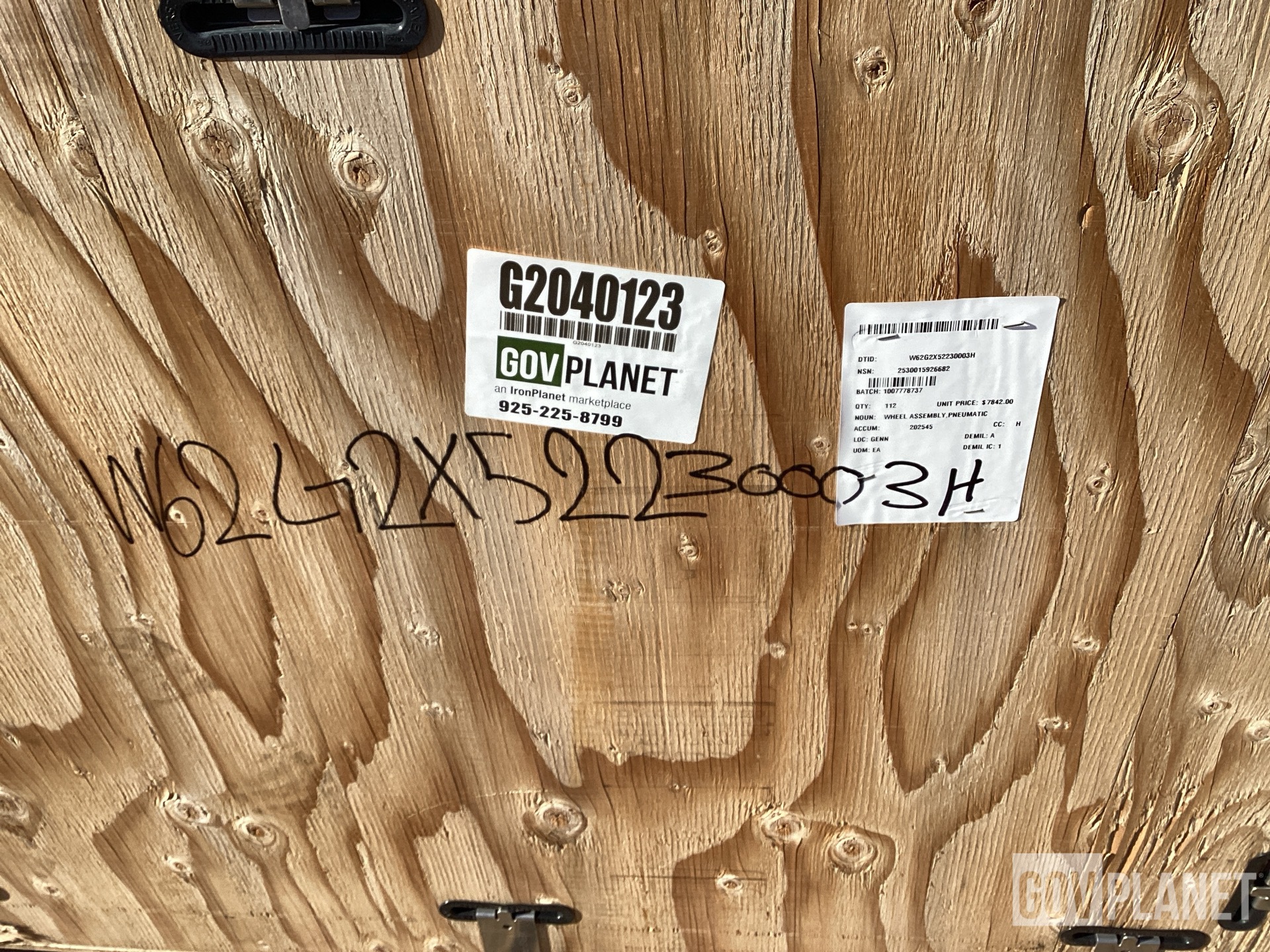 (2) Michelin 16.00R20 Tires w/Wheels