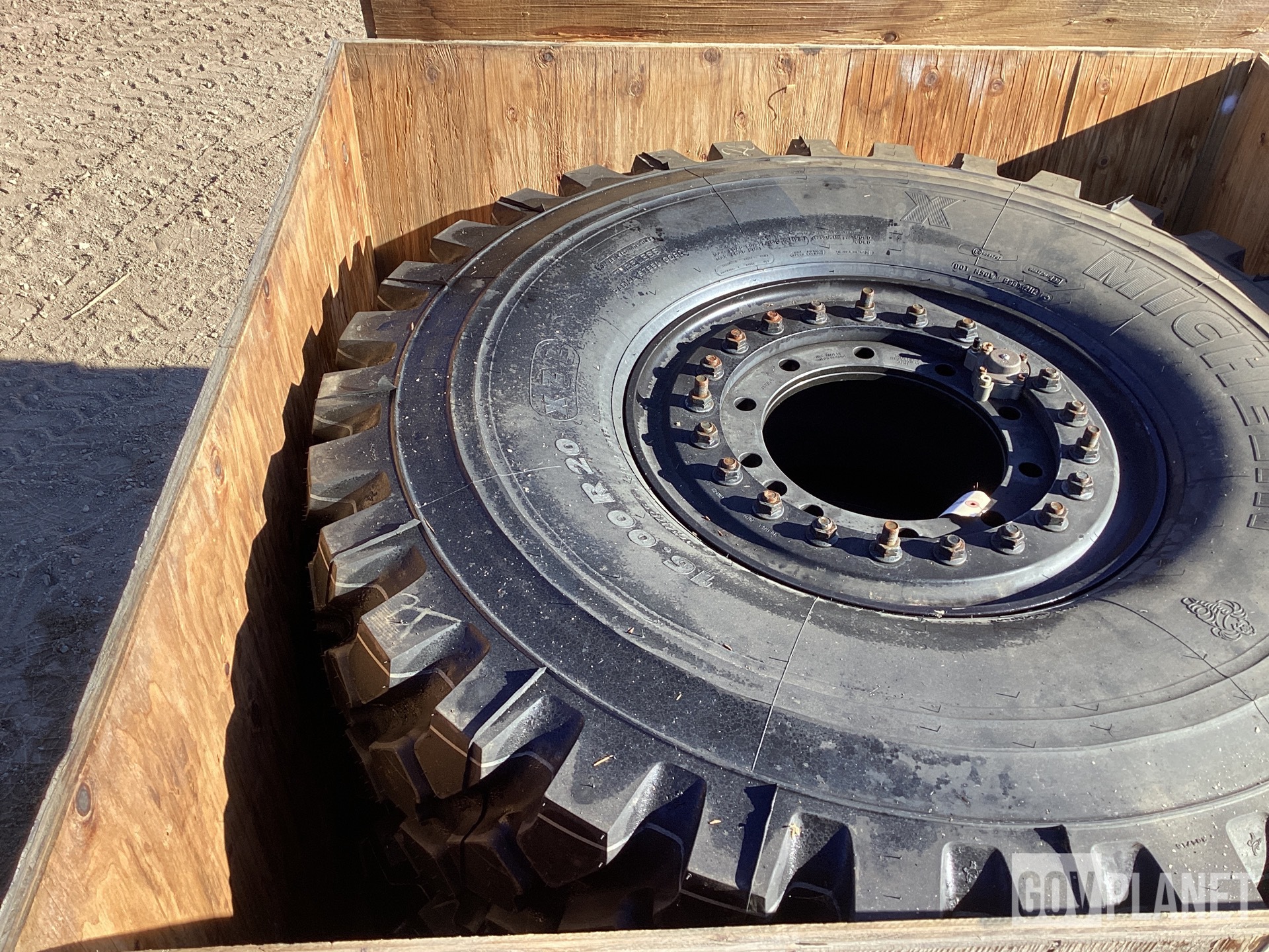 (2) Michelin 16.00R20 Tires w/Wheels