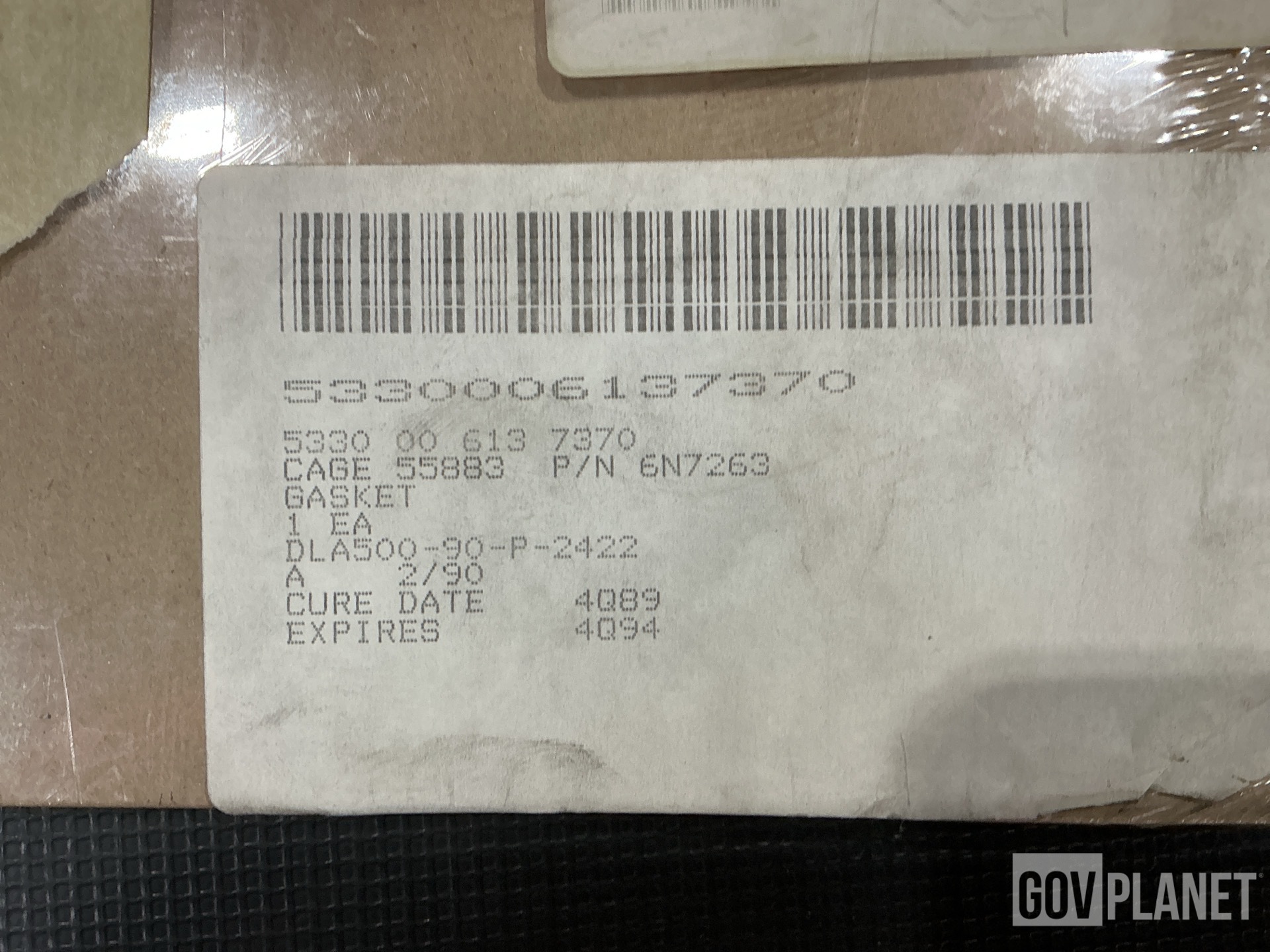 (28) V-Belts, (7) Gaskets, (4) Access Covers & Assorted Items