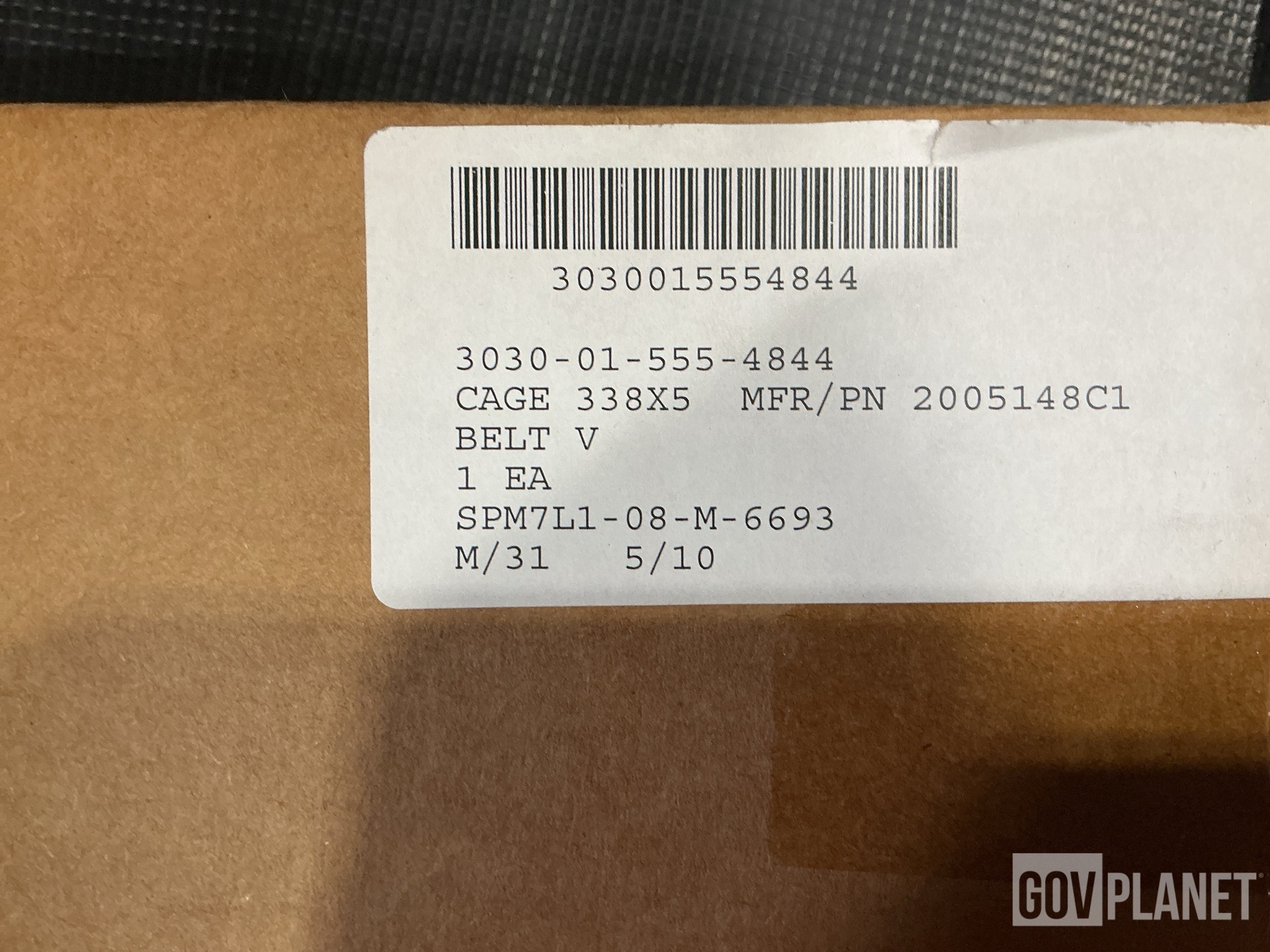 (28) V-Belts, (7) Gaskets, (4) Access Covers & Assorted Items
