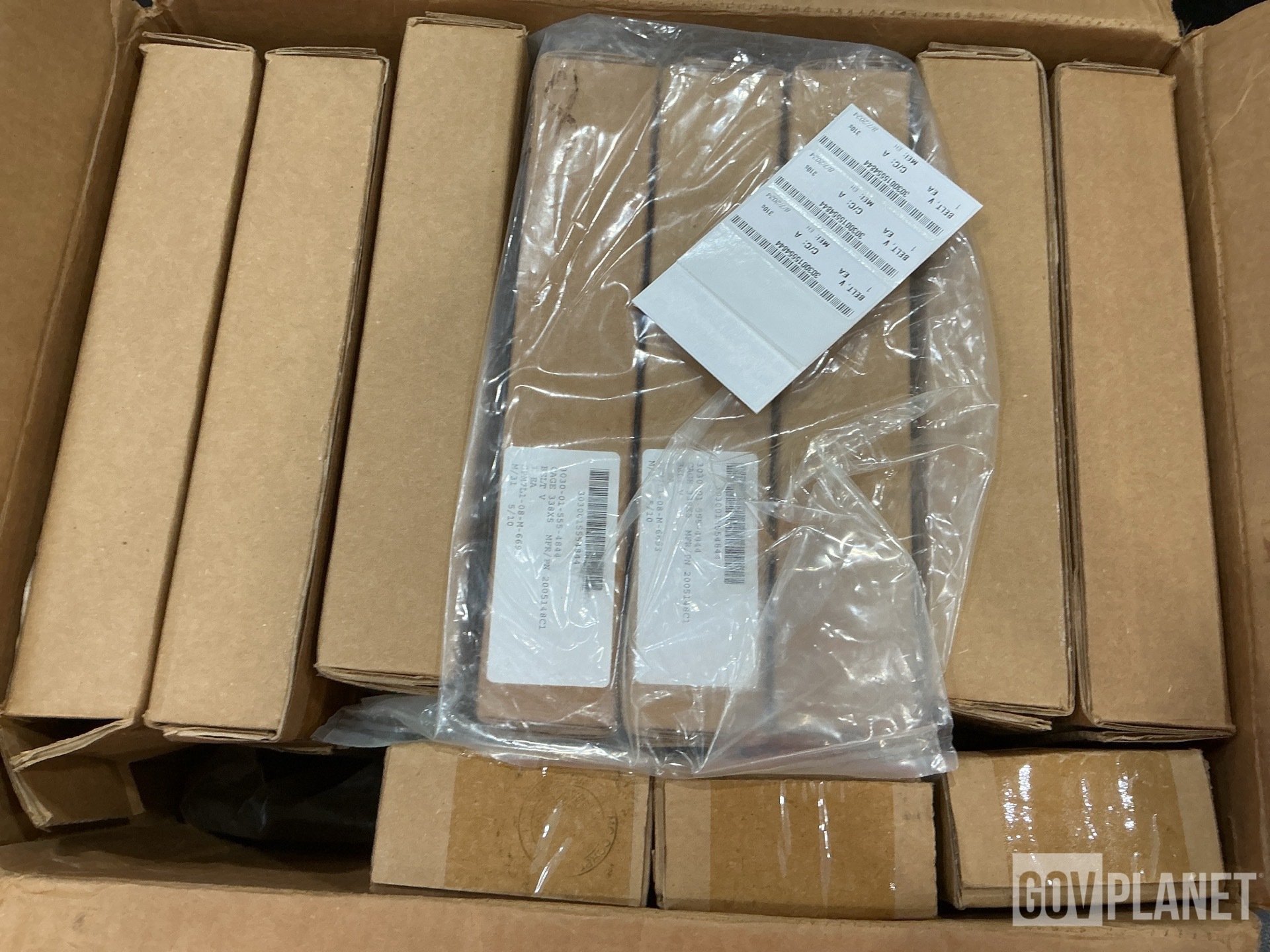 (28) V-Belts, (7) Gaskets, (4) Access Covers & Assorted Items