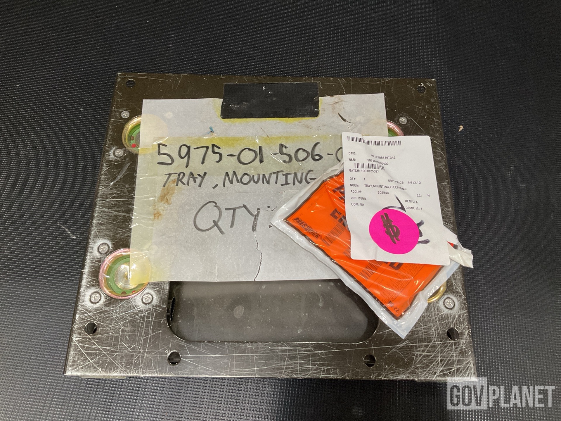(10) Cable Assemblies, (1) Hydraulic Jack, (1) Mounting Tray & Assorted Items