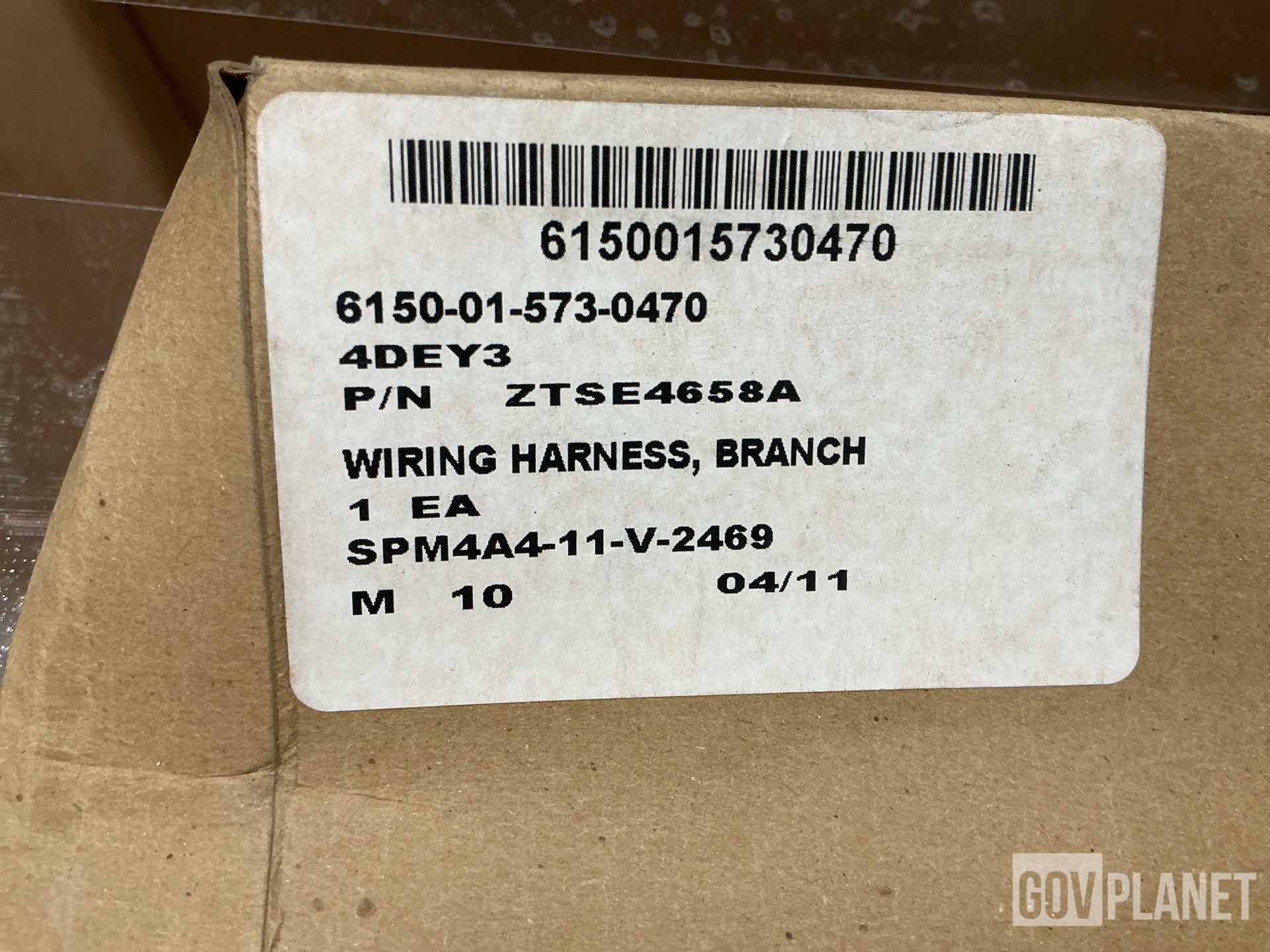 (18) Branched Wiring Harnesses, (54) Mounting Plates & Assorted Items