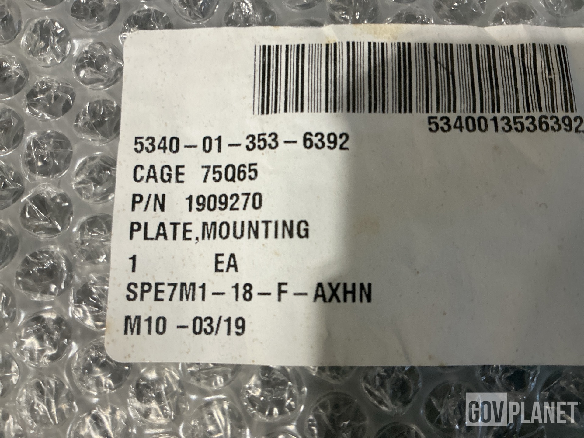 (18) Branched Wiring Harnesses, (54) Mounting Plates & Assorted Items