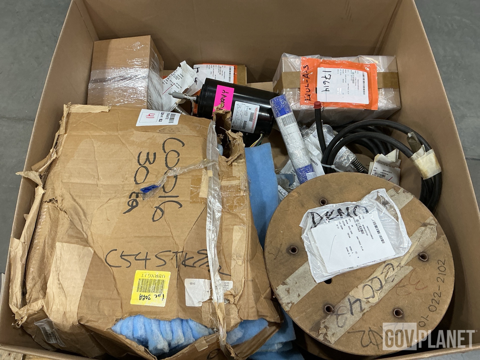 (15) Non-Metallic Hoses, (2) Relief Valves, (1) Tube Cap & Assorted Items