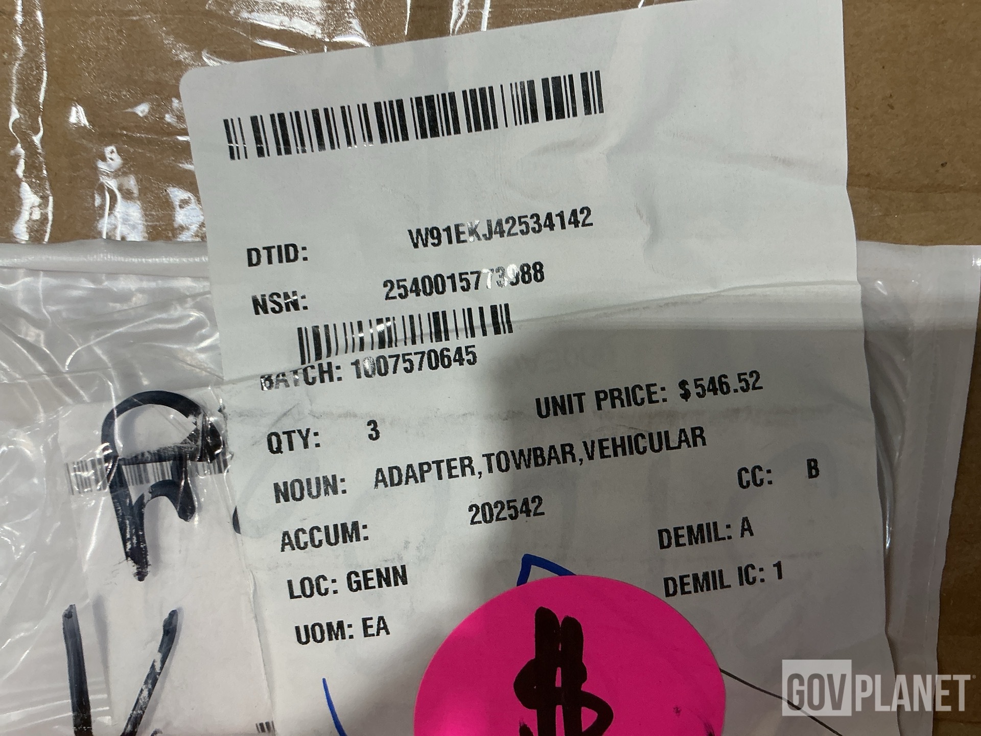 (22) Light Indicators, (1) Fuel Pump, (3) Adapters & Assorted Items