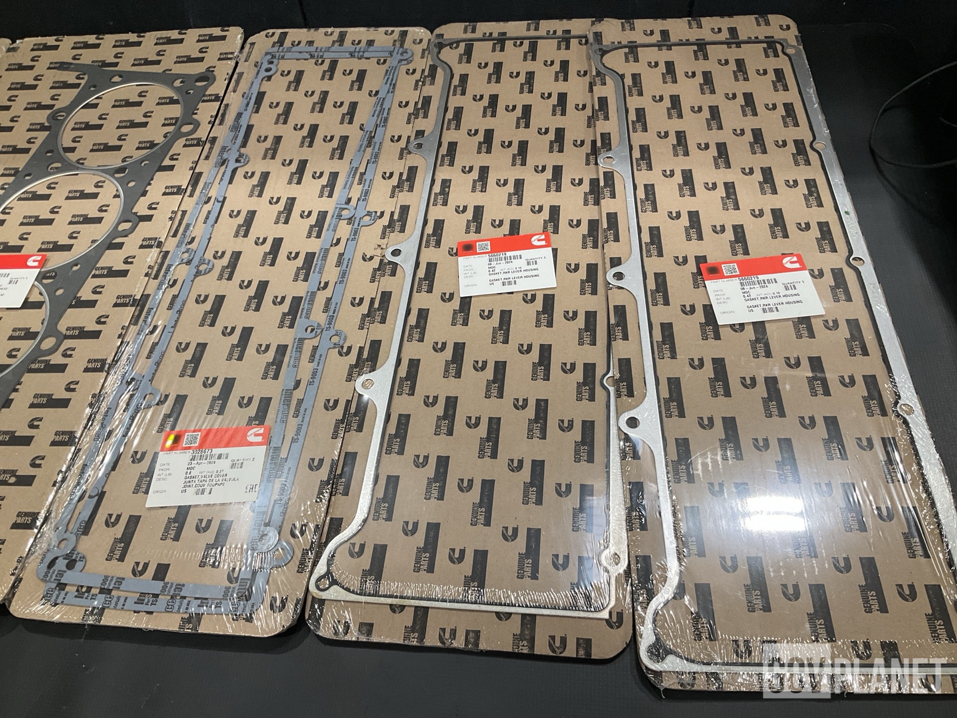 (3) Headlights, (1) Gasket Set, (17) Brackets & Assorted Items