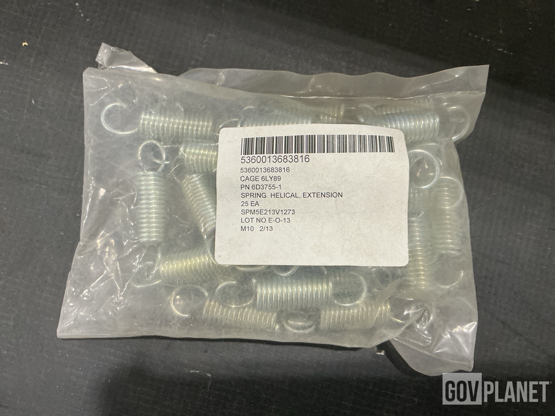 (132) Shims, (82) Extension Springs, (36) Spacers & Assorted Items