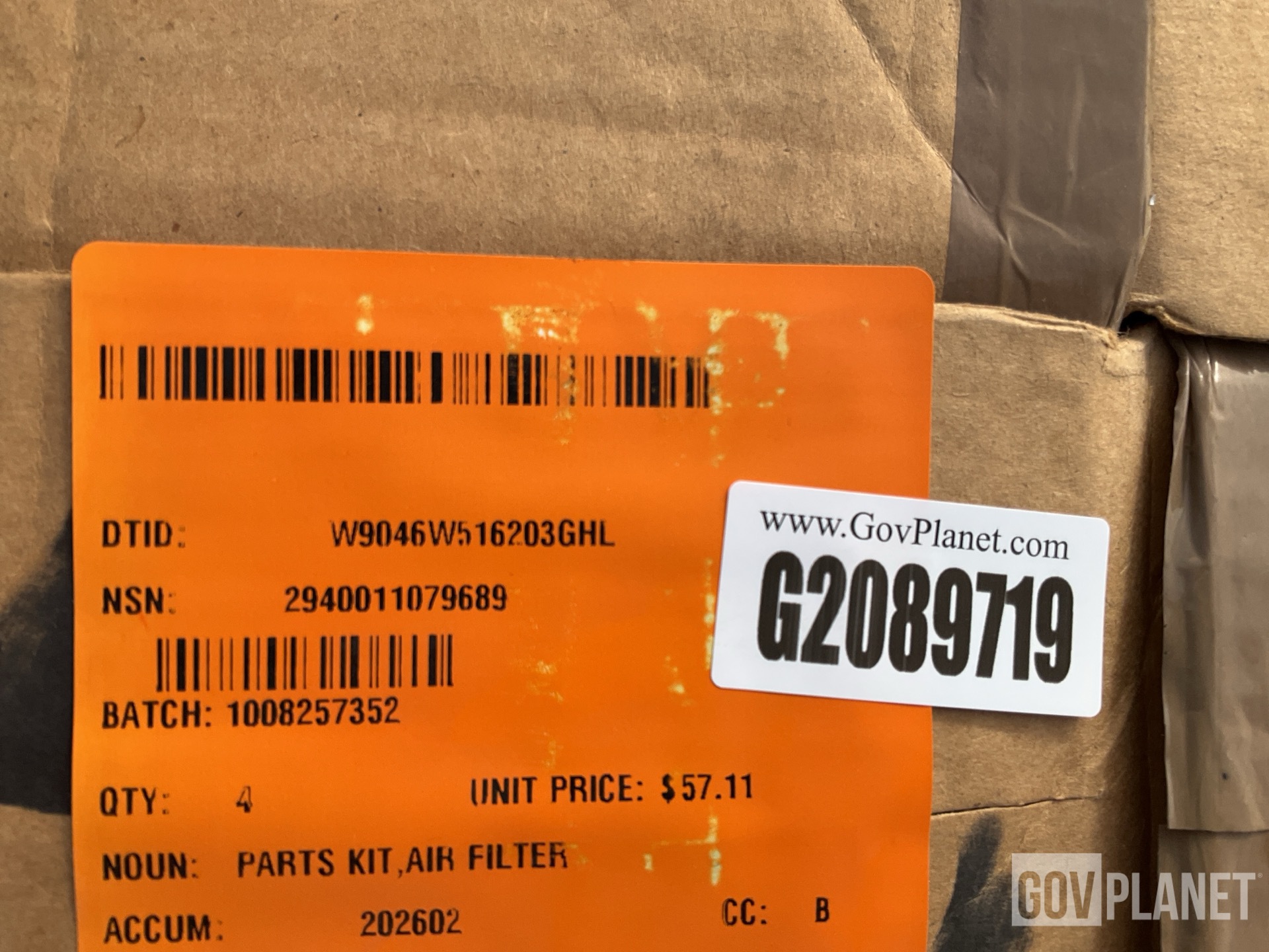 (4) Greenlees 5702838 Air Filter Parts Kits