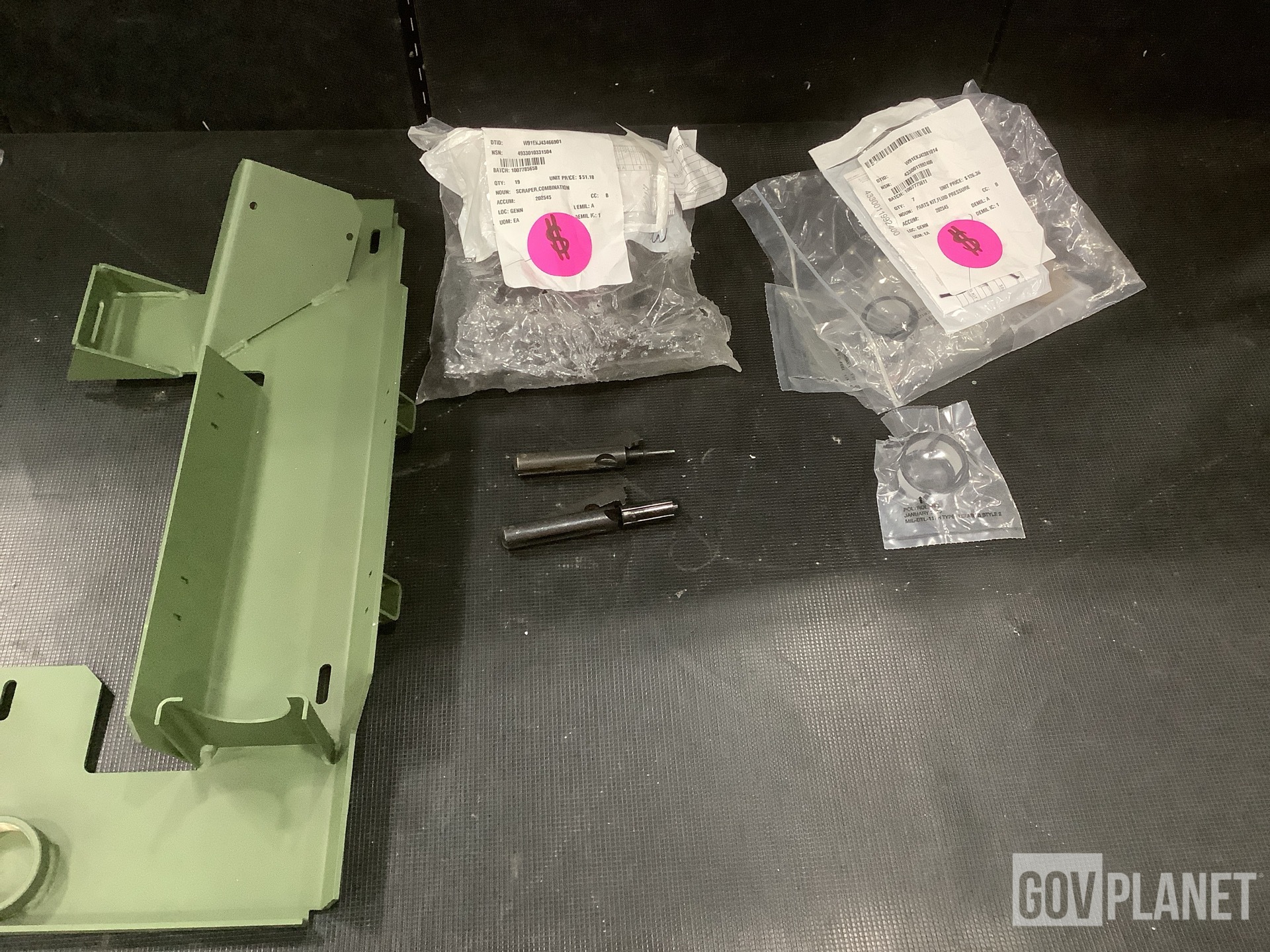 (9) Bracket Assembly Kits, (19) Scrapers, (7) Filter Parts Kits & Assorted Items